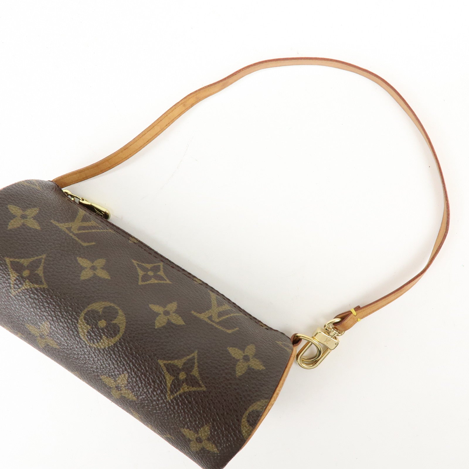 Louis Vuitton Monogram Mini Pouch for Papillon Bag Brown