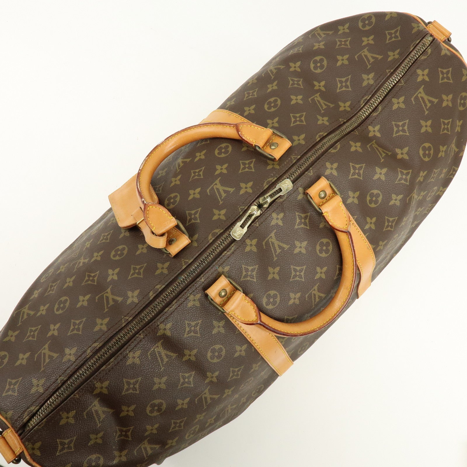 Louis Vuitton Monogram Keep All Bandouliere 60 Boston Bag M41412