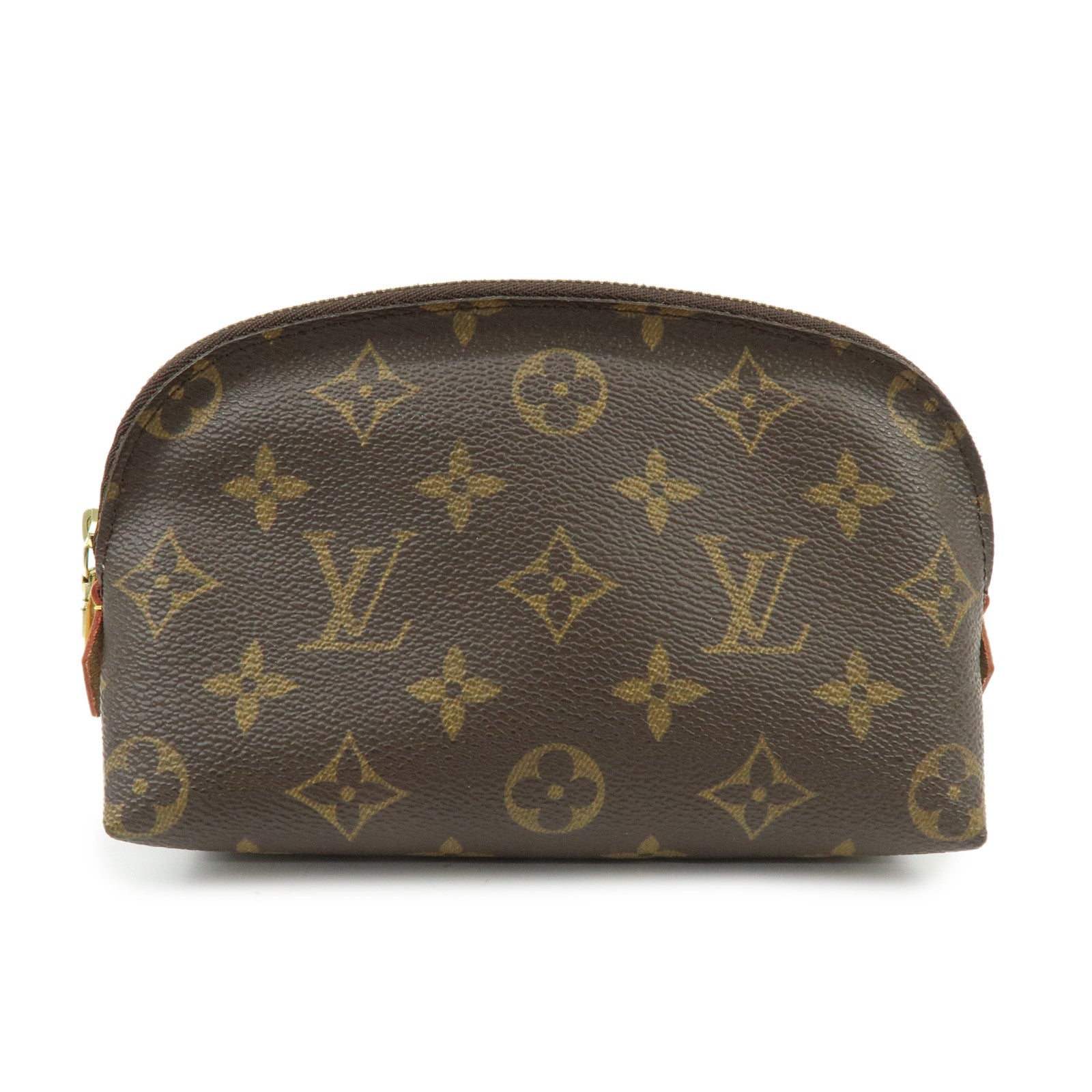 Louis Vuitton Monogram Pochette Cosmetic PM Pouch Brown M47515