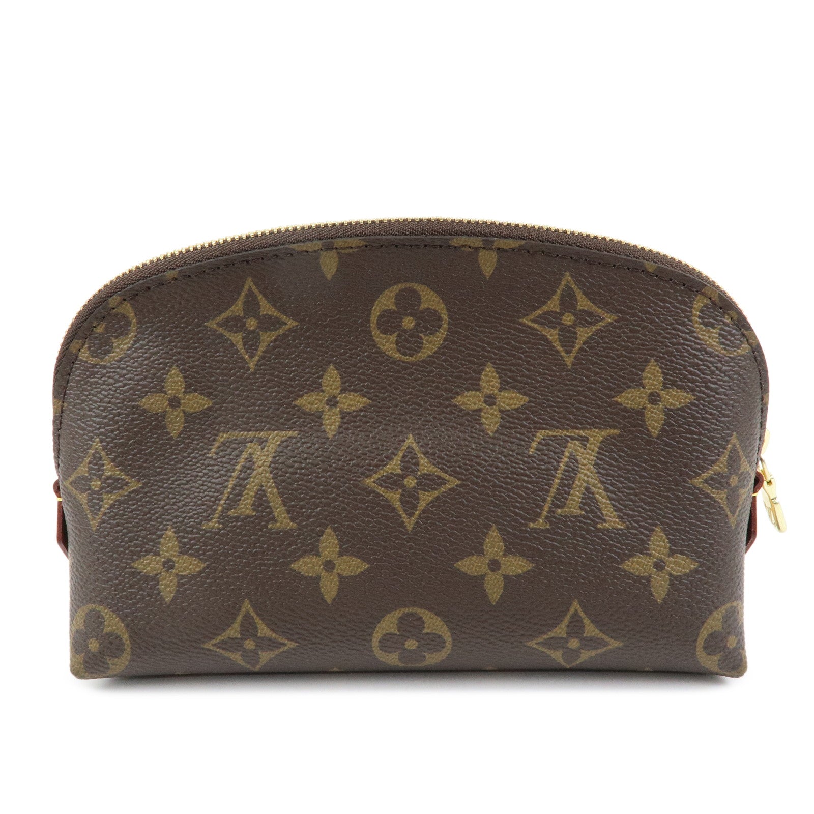Louis Vuitton Monogram Pochette Cosmetic PM Pouch Brown M47515