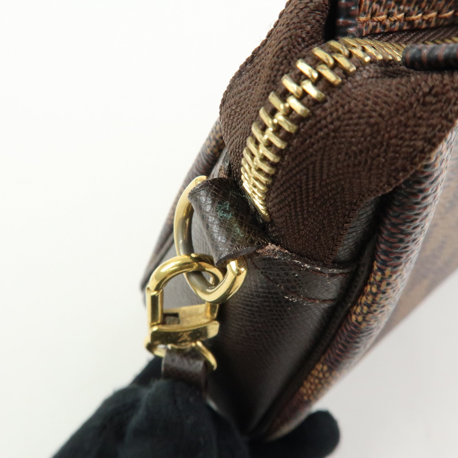 Louis Vuitton Damier Trousse Makeup Accessory Pouch Brown N51982