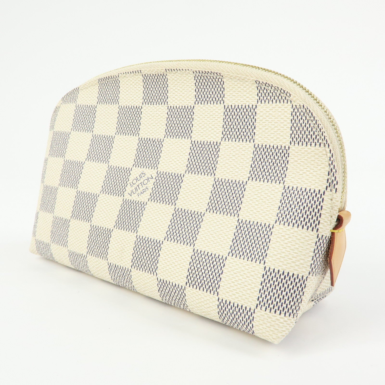Louis Vuitton Damier Azur Canvas Pochette Cosmetic PM Pouch N60024