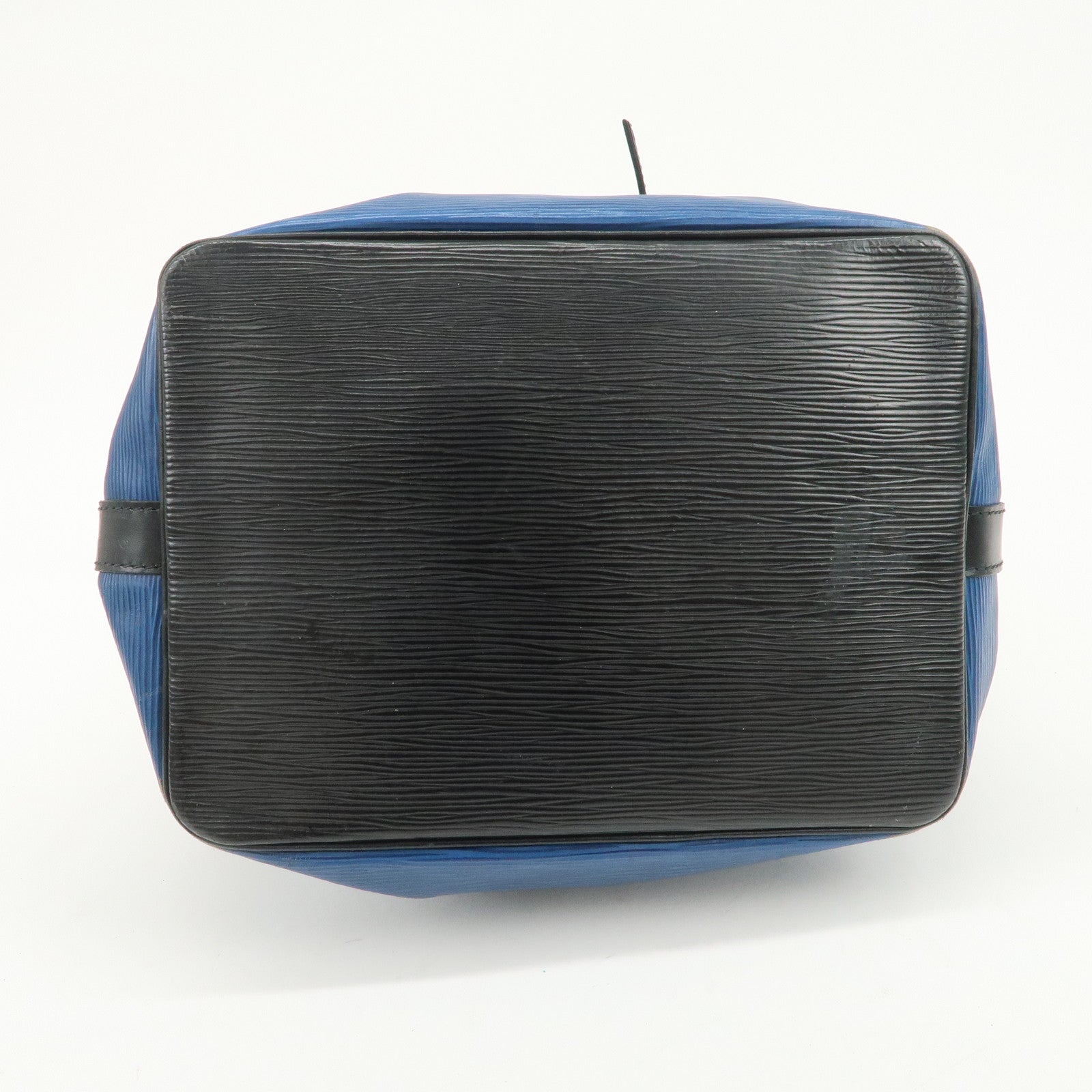 Louis Vuitton Epi Petit Noe Bi-color Shoulder Bag Noir Blue Ｍ44152