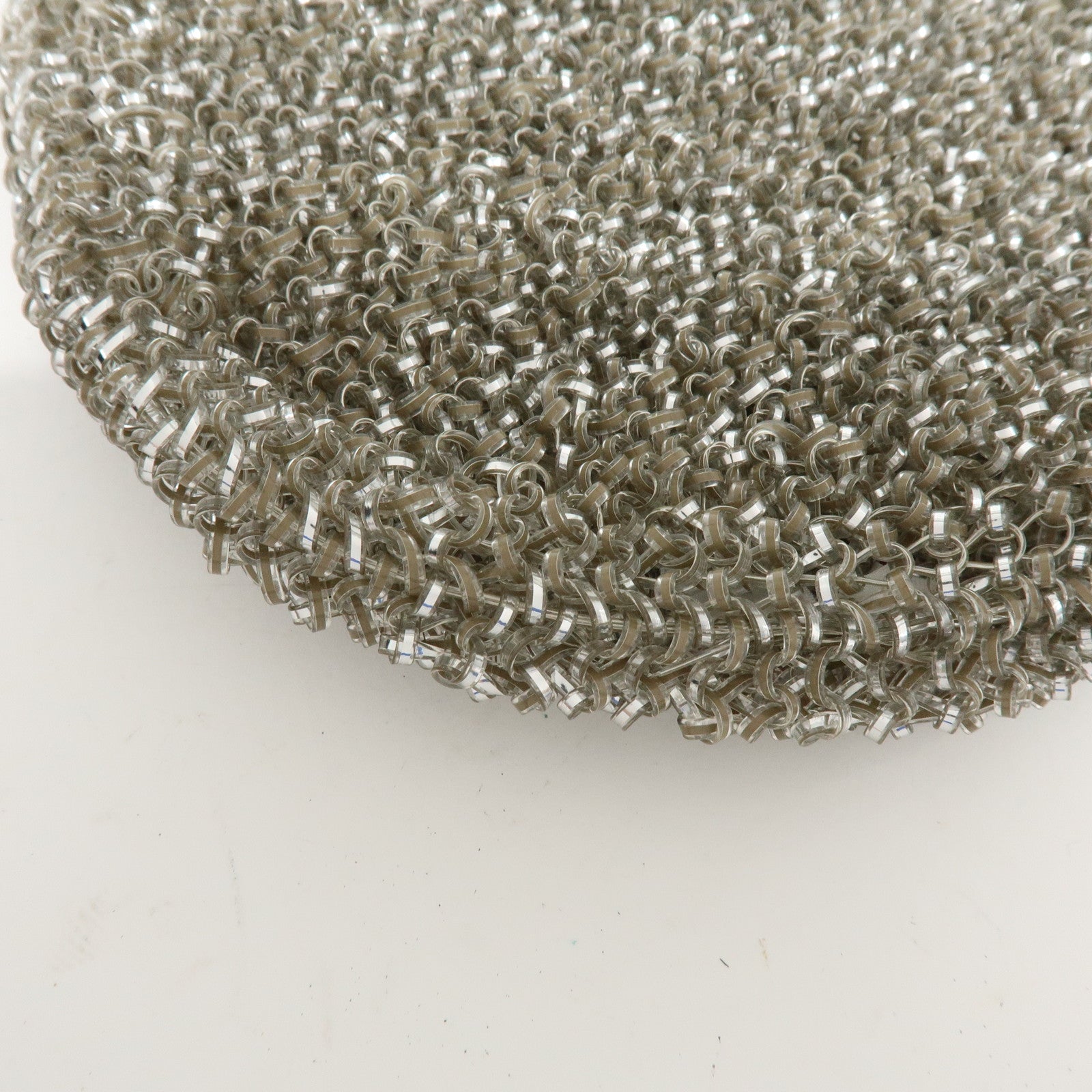 ANTEPRIMA PVC Wire Bag PVC 2Way Bag Hand Bag Shoulder Bag Silver