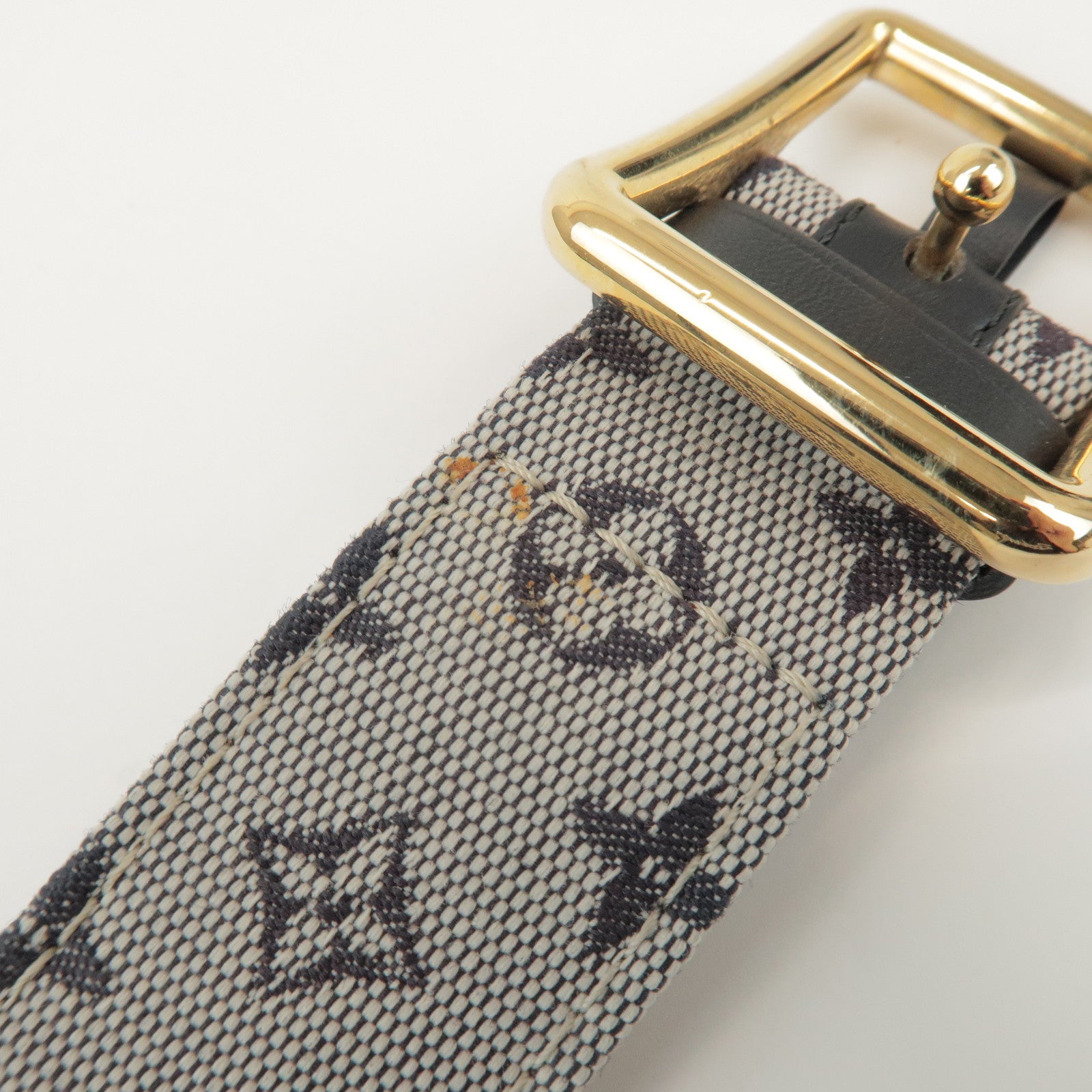 Louis Vuitton Monogram Mini Ceinture 75/30 Belt Blue M6816V