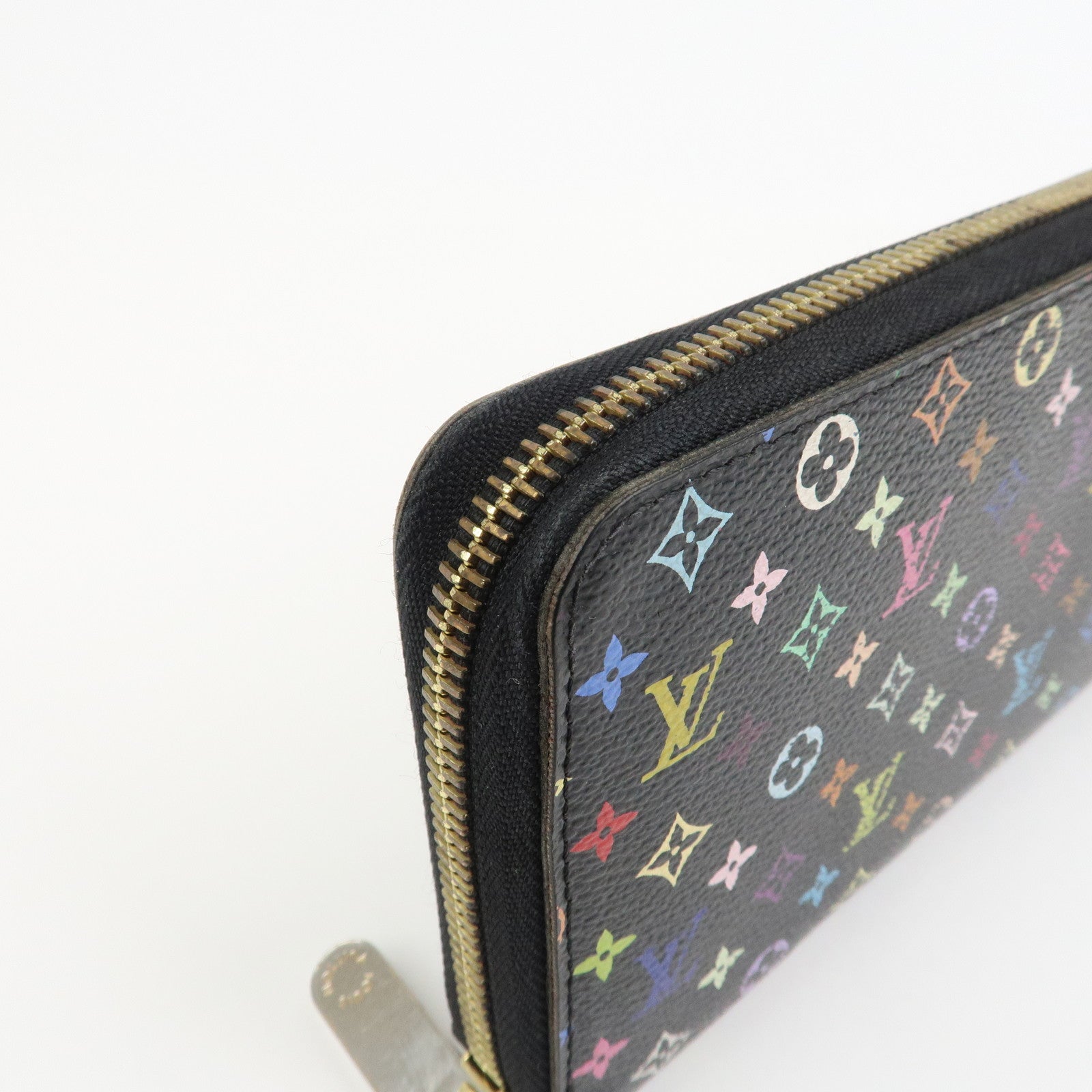 Louis Vuitton Monogram Multicolor Zippy Wallet Long Wallet Noir M60243