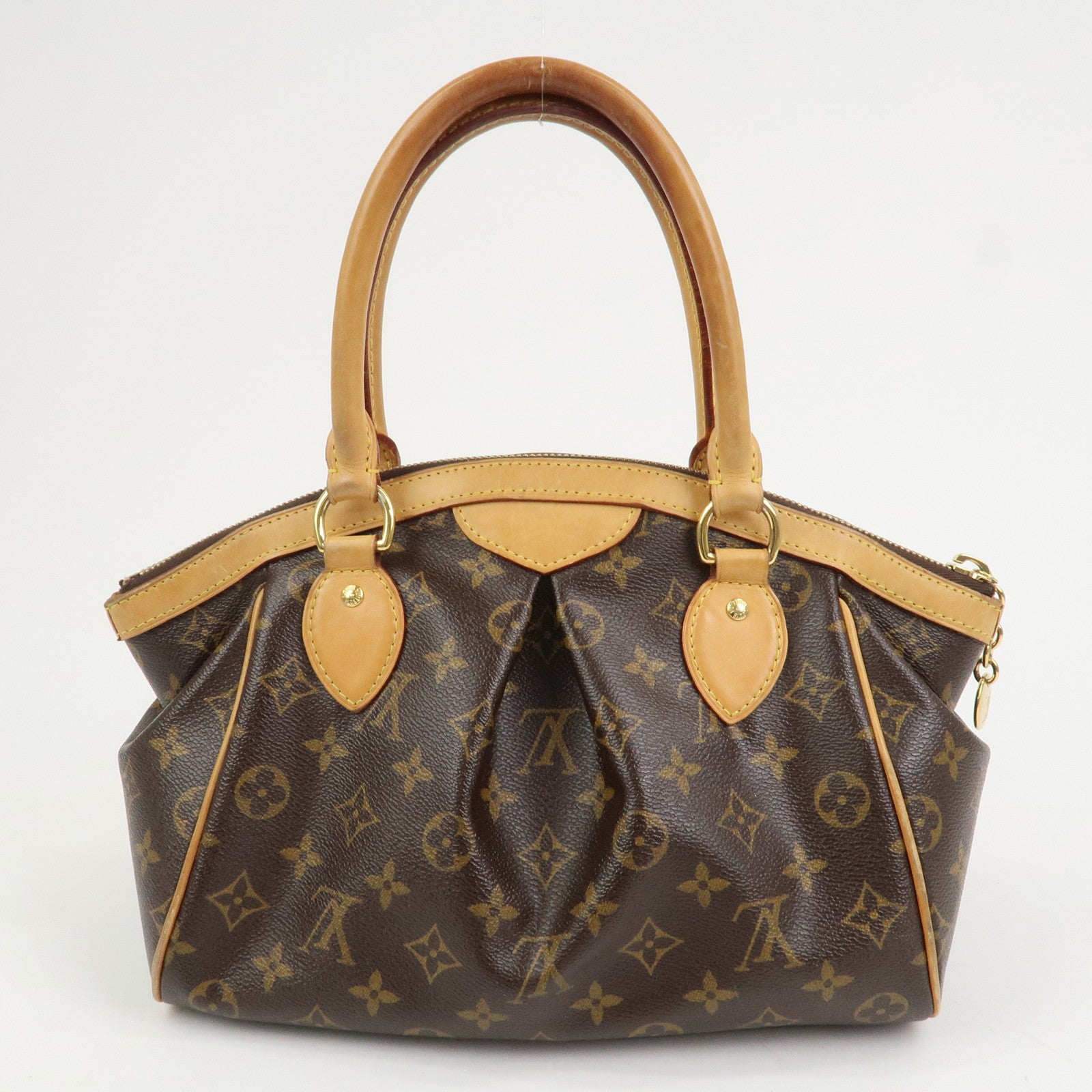 Louis Vuitton Monogram Tivoli PM Hand Bag Shoulder Bag Brown M40143