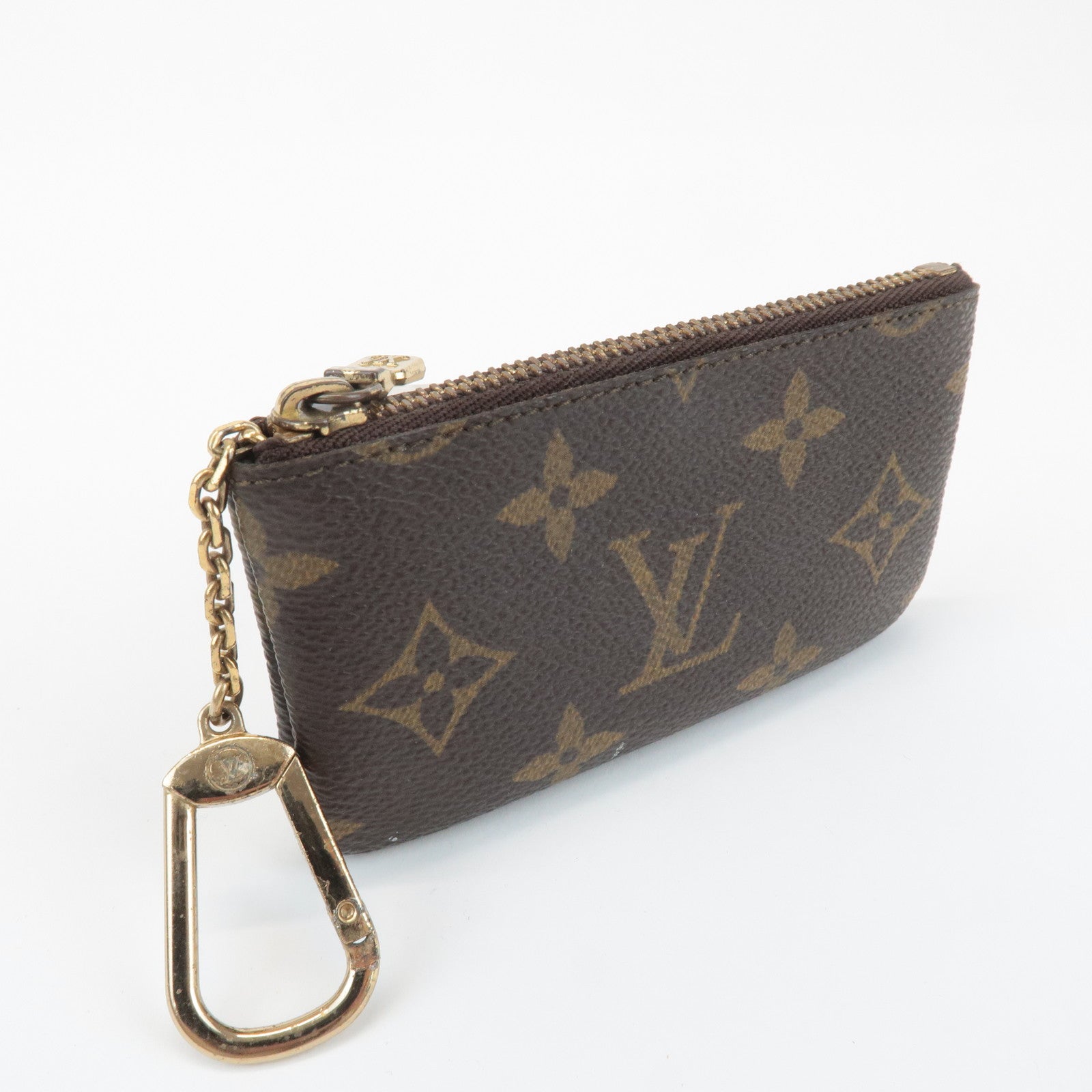 Louis Vuitton Monogram Pochette Cles Coin Case Key Case M62650