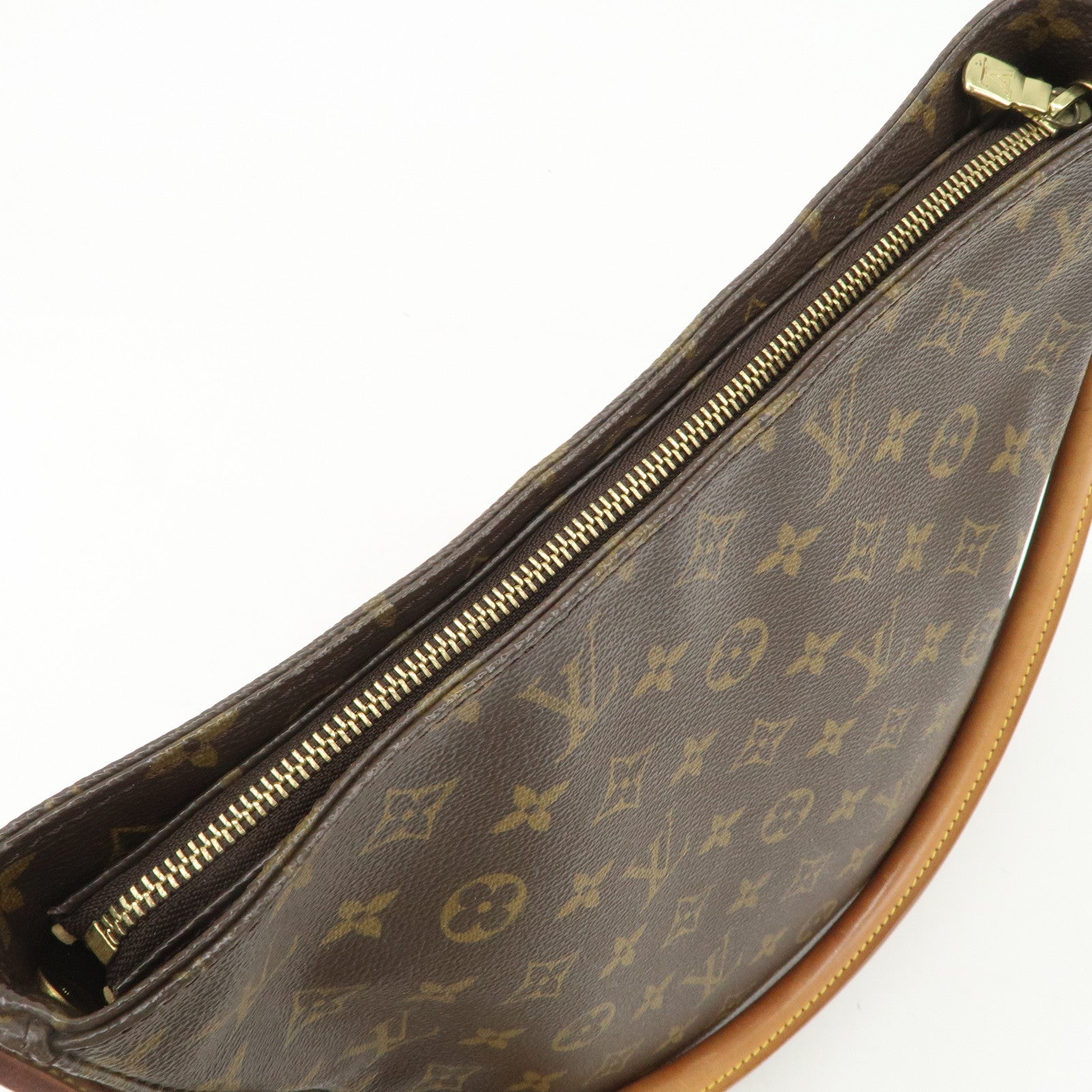 Louis Vuitton Monogram Looping GM Shoulder Bag Brown M51145