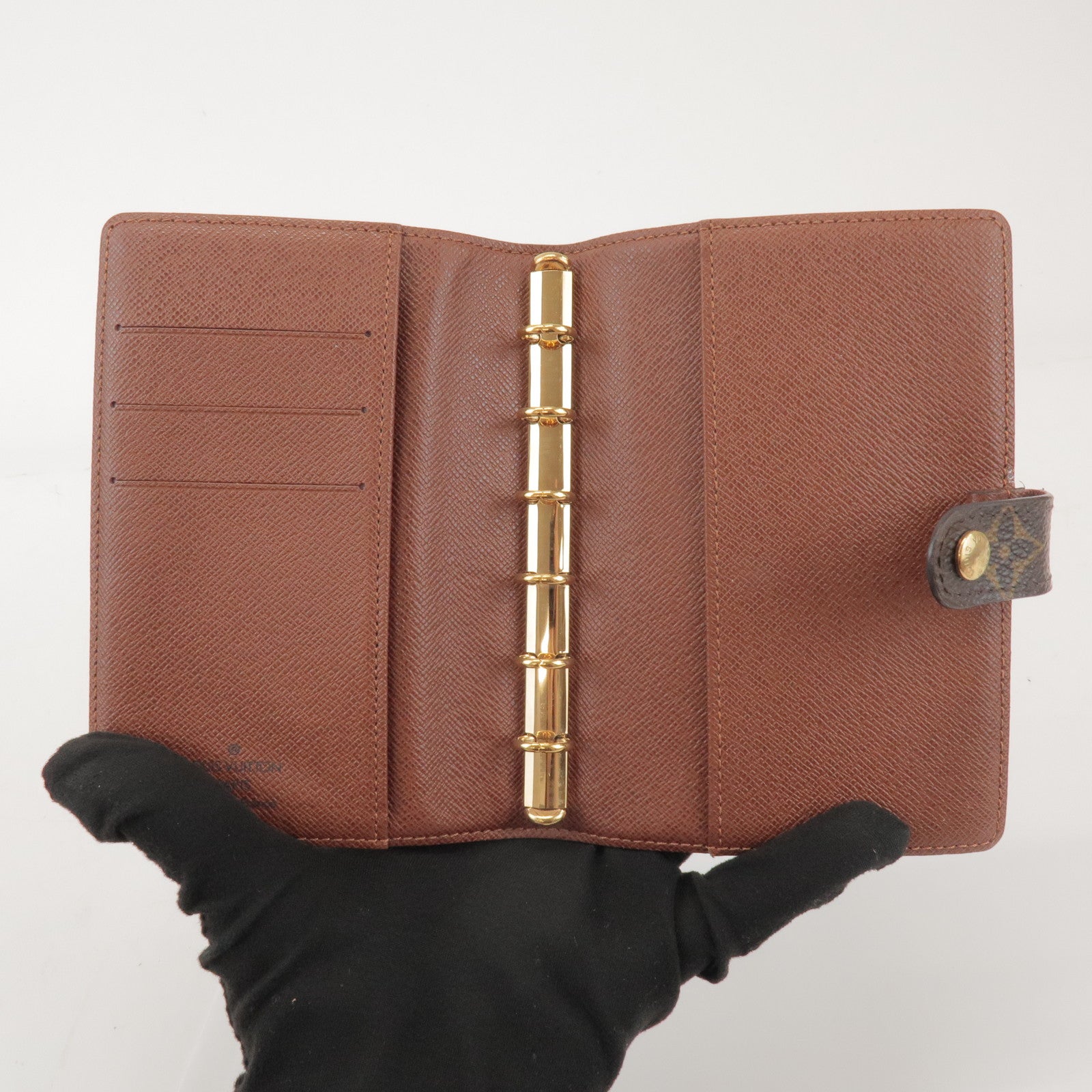 Louis Vuitton Monogram Agenda PM Planner Cover Brown R20005