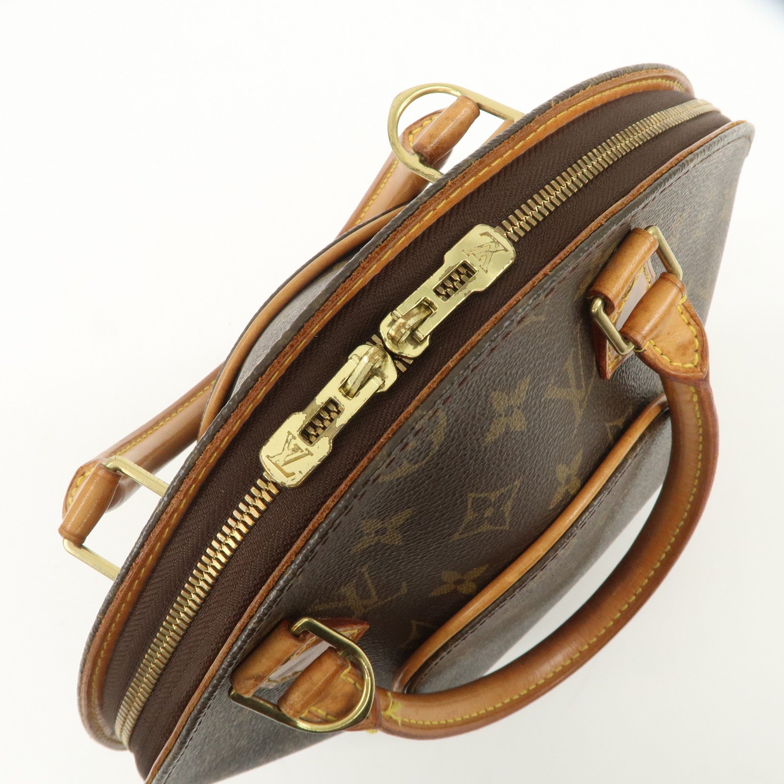 Louis Vuitton Monogram Canvas Ellipse PM Hand Bag Brown M51127