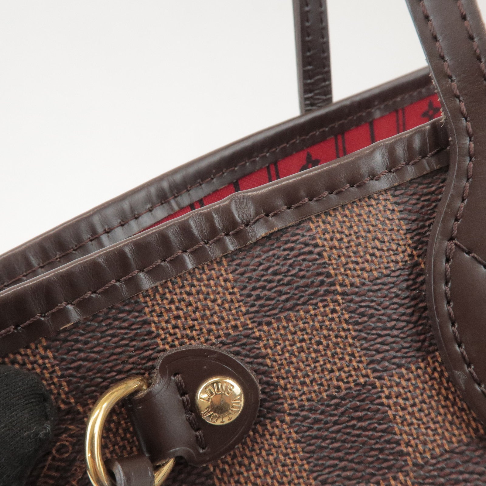 Louis Vuitton Damier Neverfull PM Canvas Tote Bag Brown N41359