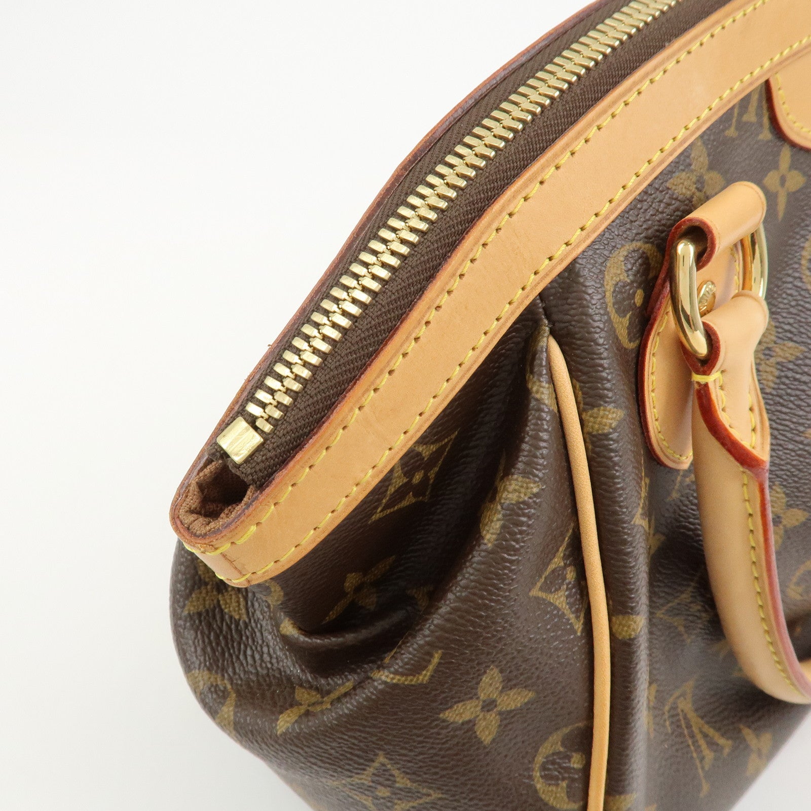 Louis Vuitton Monogram Tivoli PM Hand Bag Shoulder Bag Brown M40143