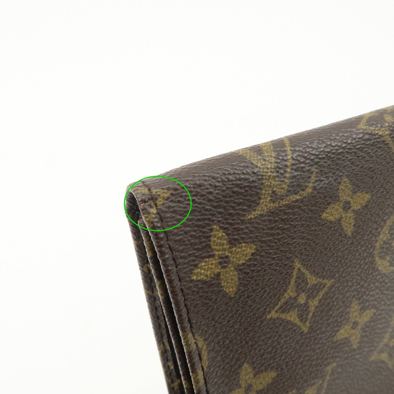Louis Vuitton Monogram Pochette Lava 23 Clutch Bag M51940 Used