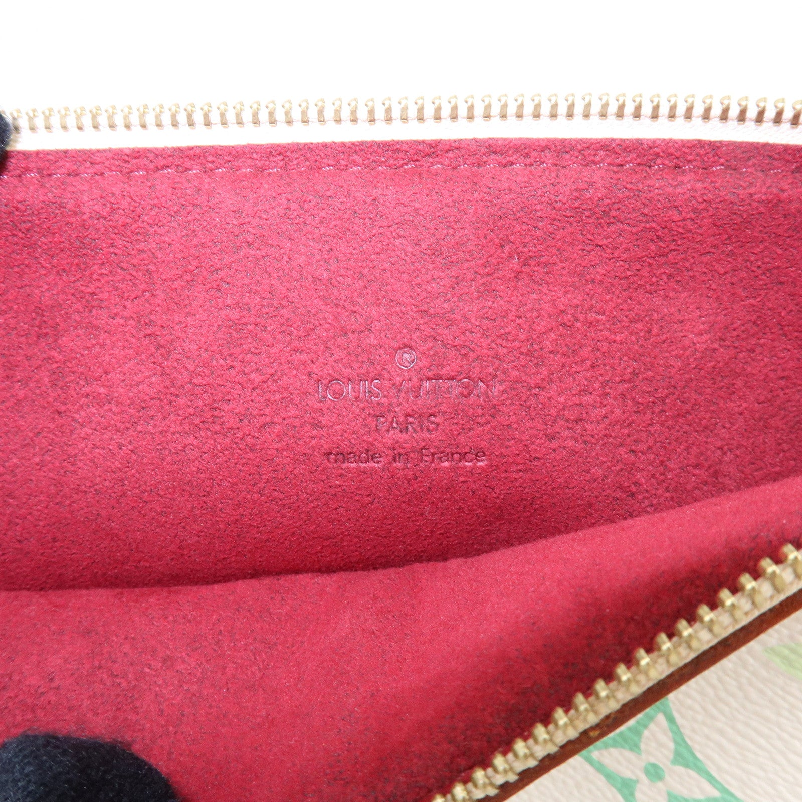 Louis Vuitton Monogram Multicolor Pochette Accessoires Blanc M92649
