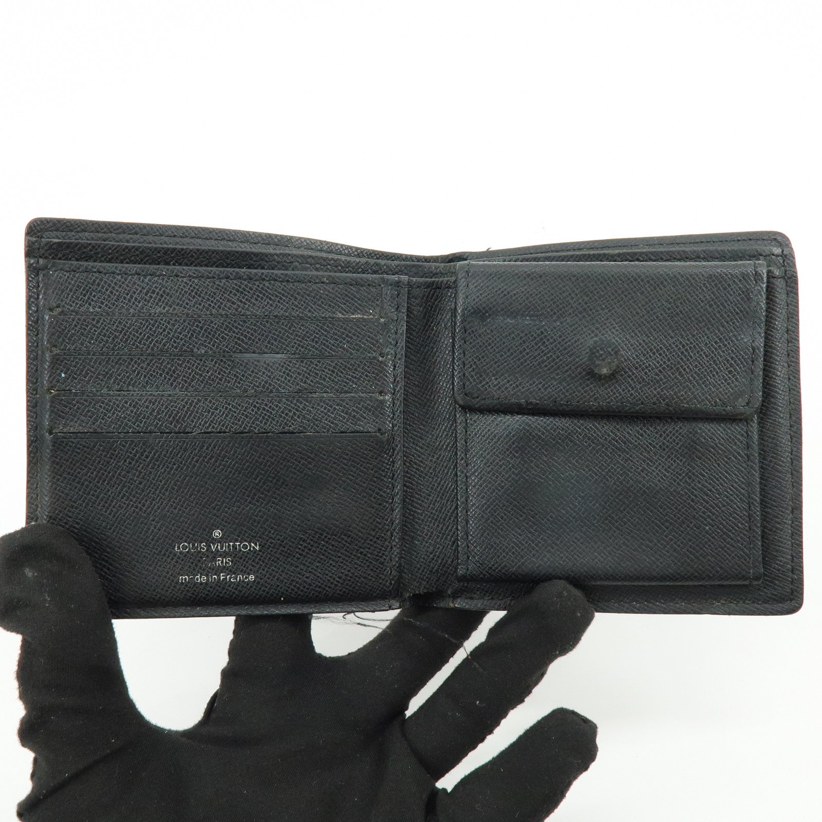 Louis Vuitton Damier Graphite Set of Compact Wallet N62664/N62663