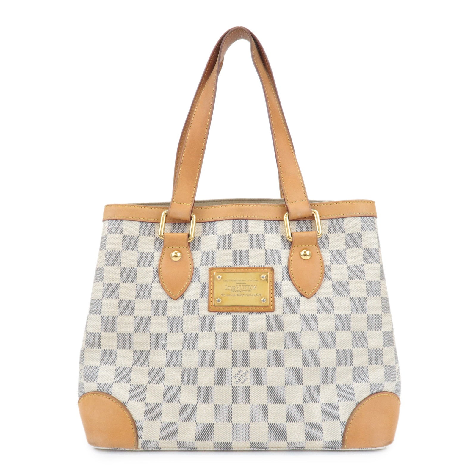 Louis Vuitton Damier Azur Hampstead PM Hand Bag Shoulder Bag N51207