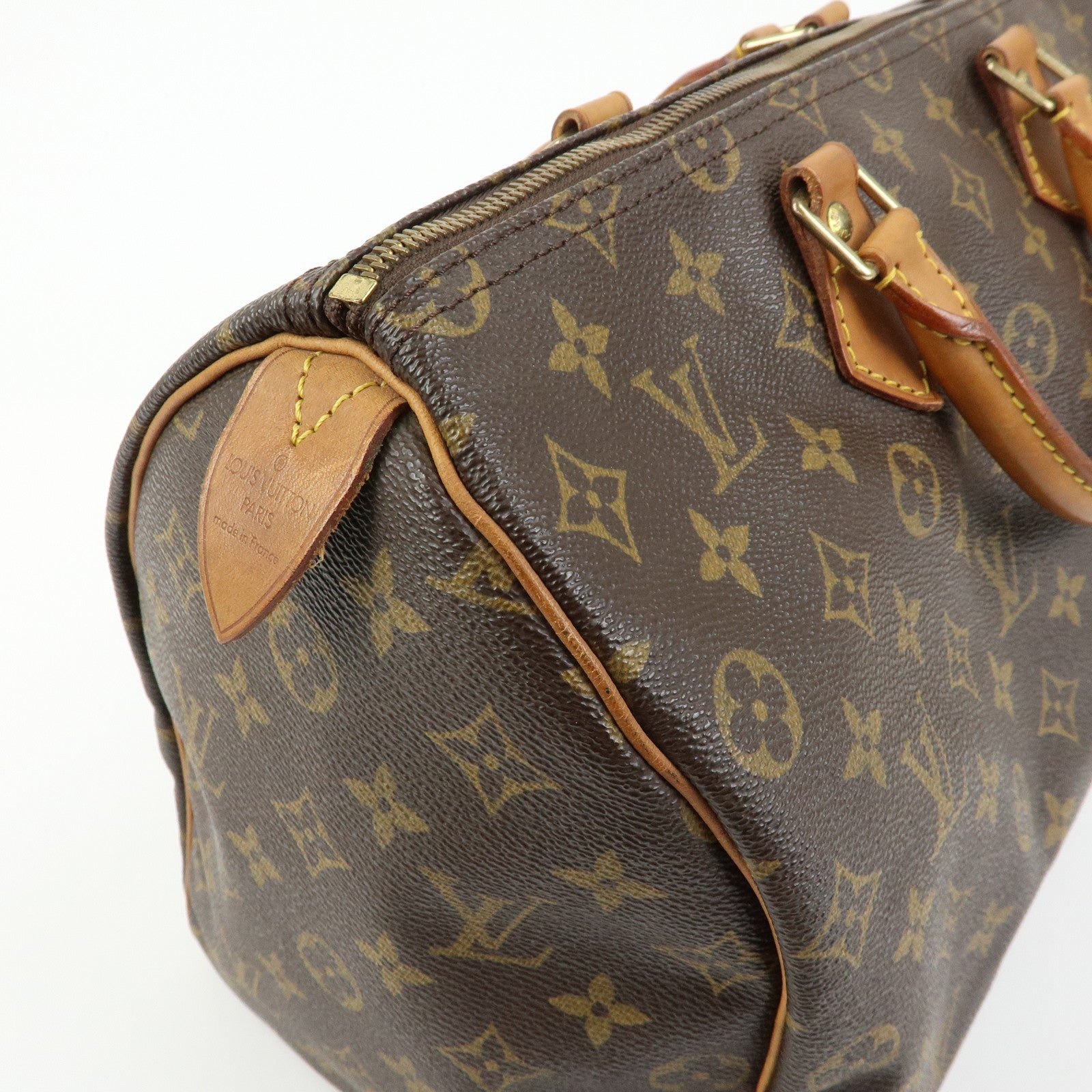 Louis Vuitton Monogram Speedy 35 Boston Bag Hand Bag Brown M41524
