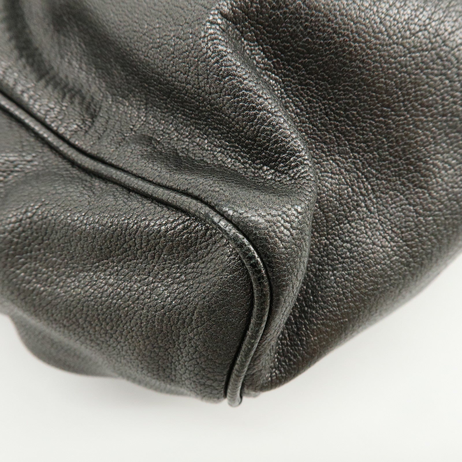 LOEWE Anagram Leather 2Way Bag Hand Bag Shoulder Bag Bronze