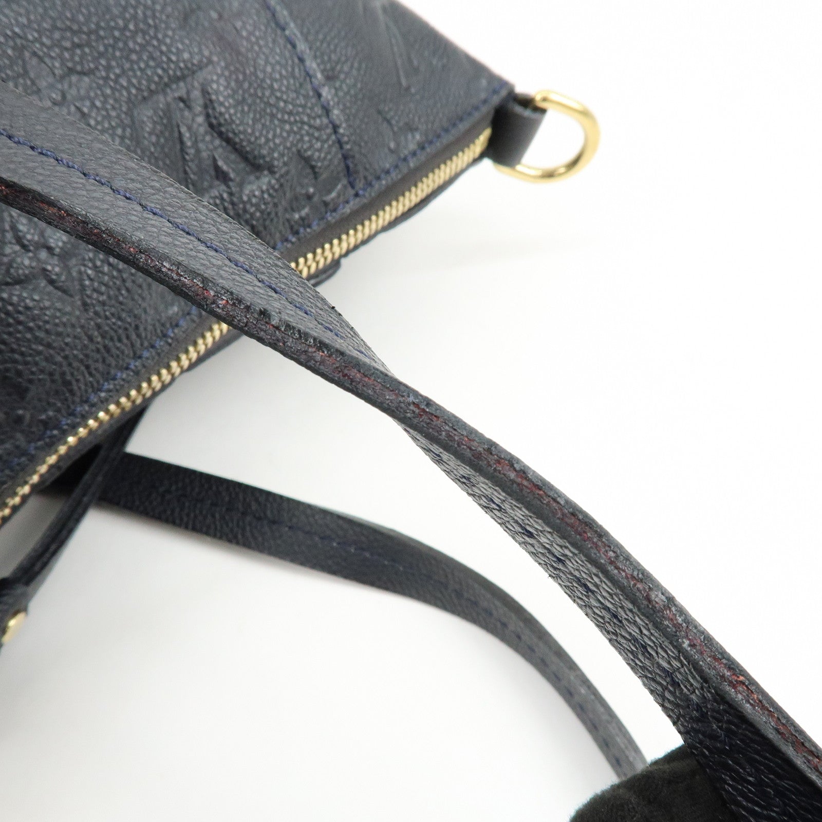 Louis Vuitton Monogram Empreinte Luminuse PM Tote Bag Navy M93410