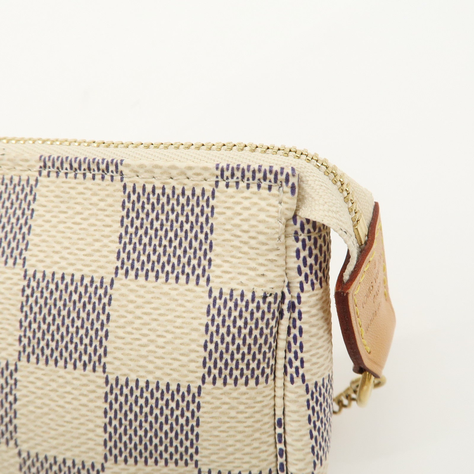 Louis Vuitton Damier Azur Mini Pochette Accessoires Pouch N58010