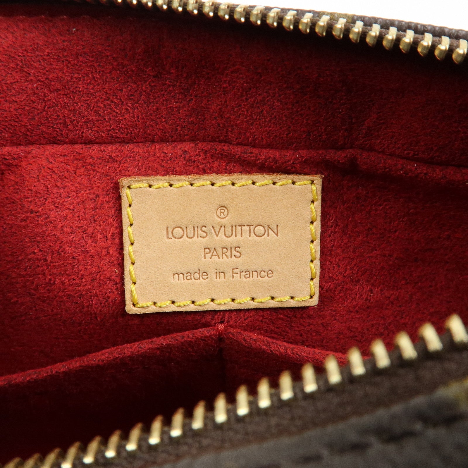 Louis Vuitton Monogram Vivacite Shoulder Bag Hand Bag Brown M51164