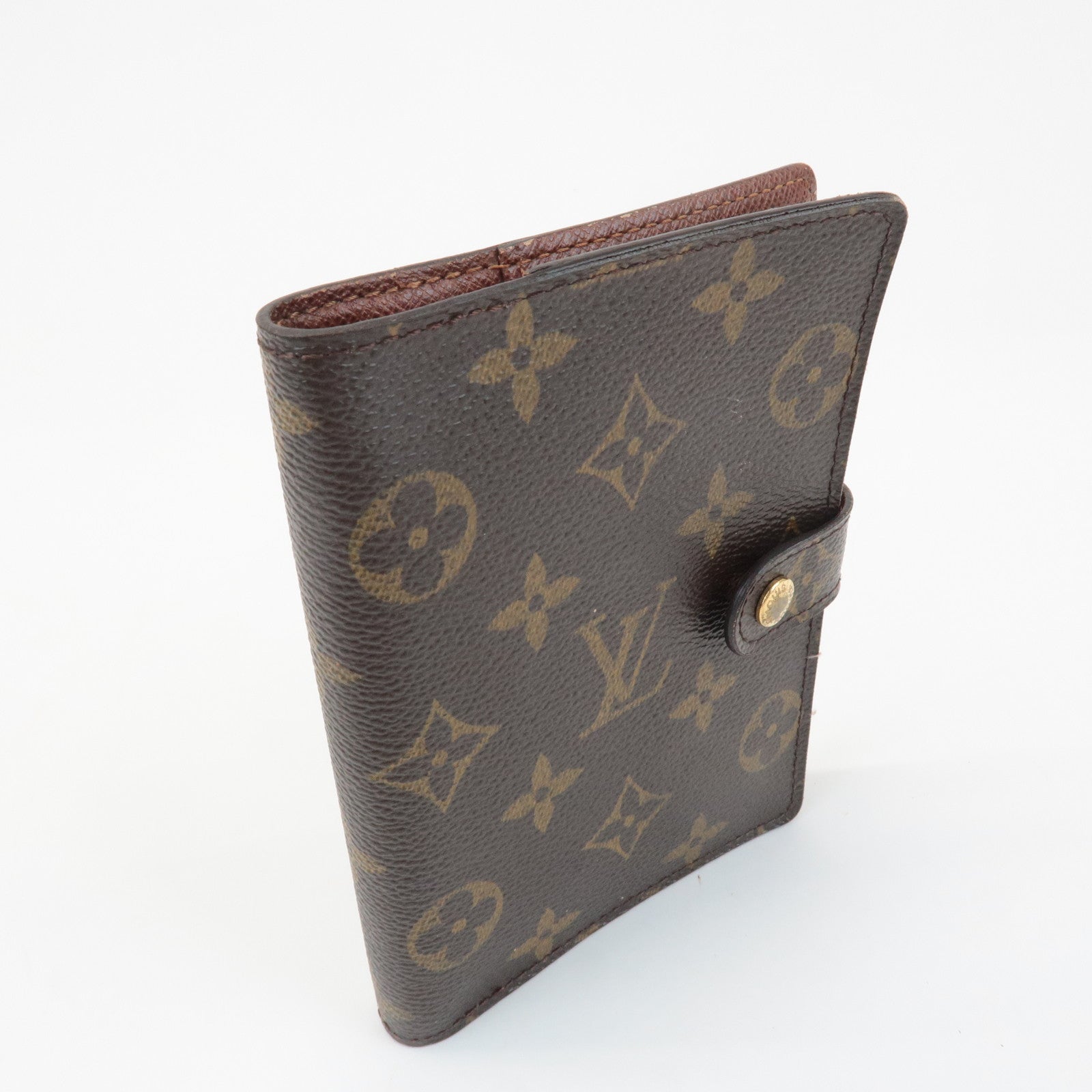 Louis Vuitton Monogram Agenda PM Planner Cover Brown R20005