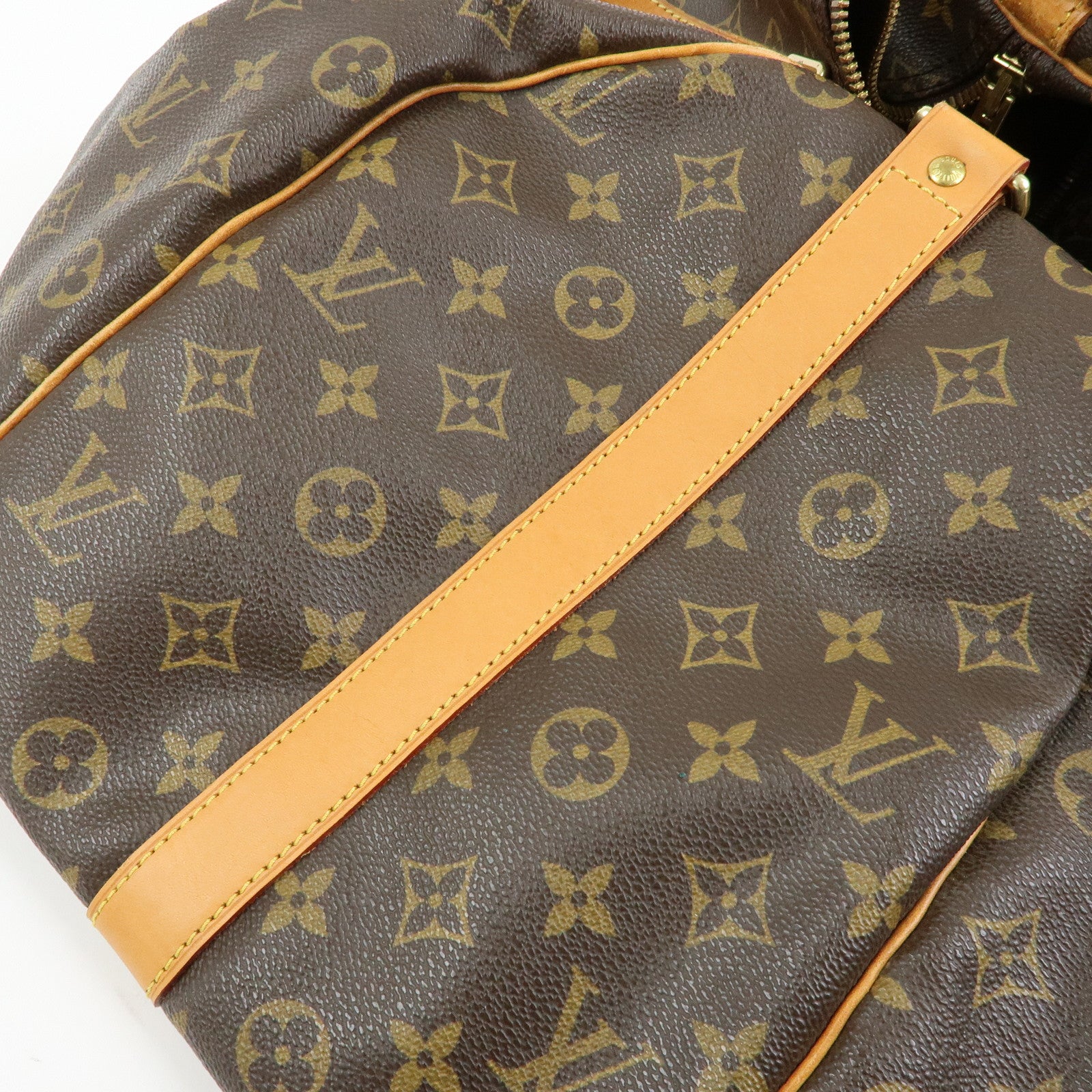 Louis Vuitton Monogram Keep All Bandouliere 50 Boston Bag M41416