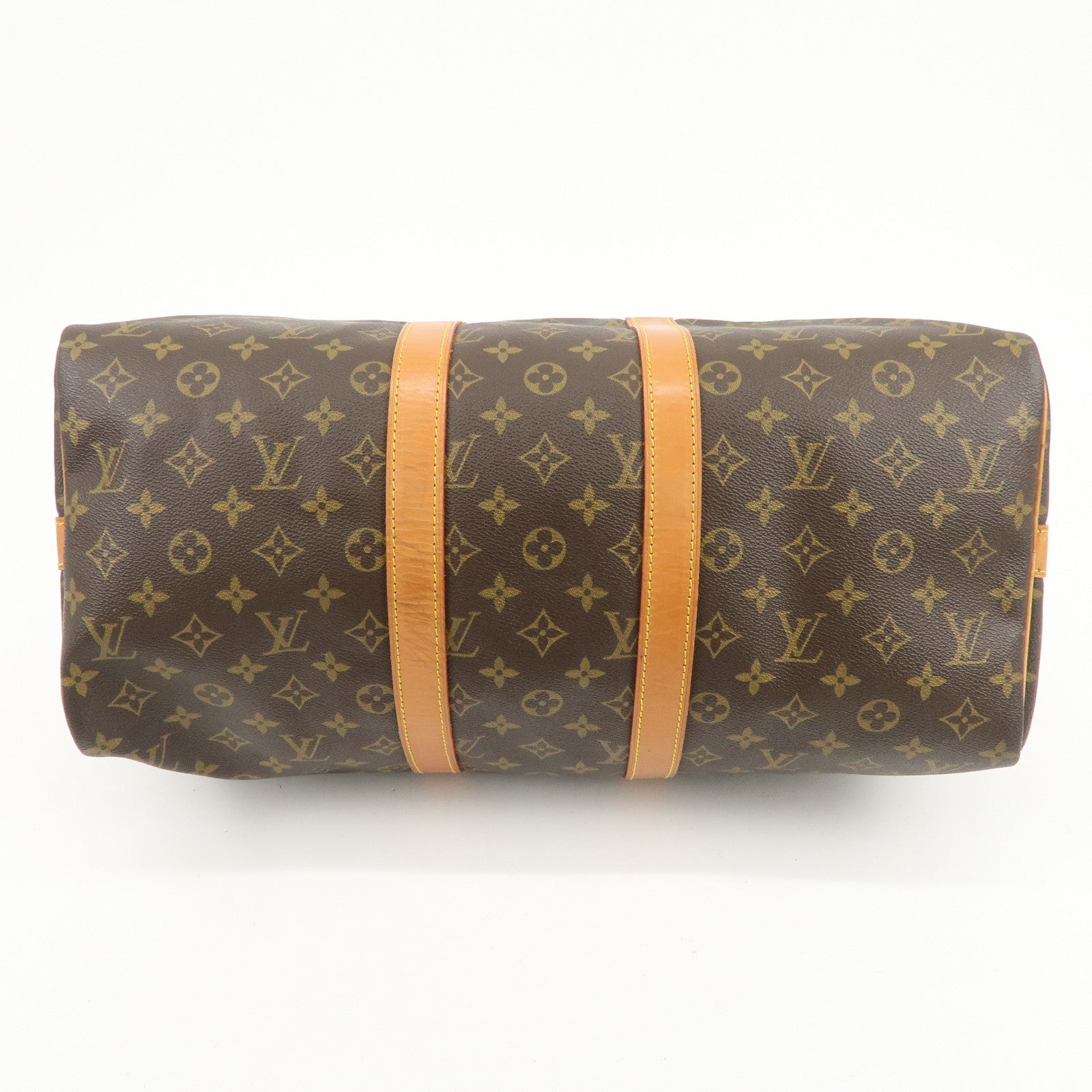 Louis Vuitton Monogram Keep All Bandouliere 45 Boston Bag M41418