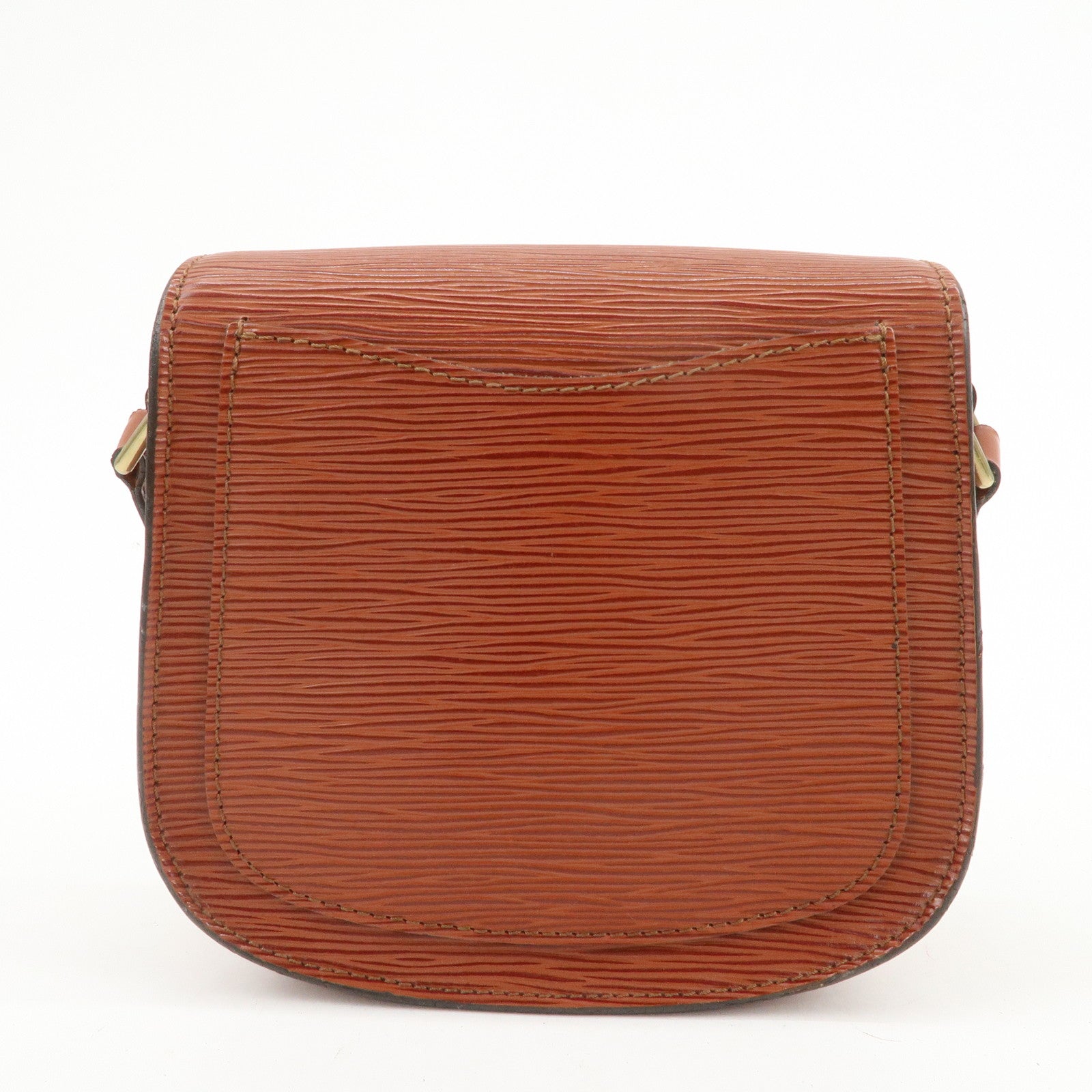 Louis Vuitton Epi Mini Saint Cloud Shoulder Bag Kenya Brown Ｍ52213