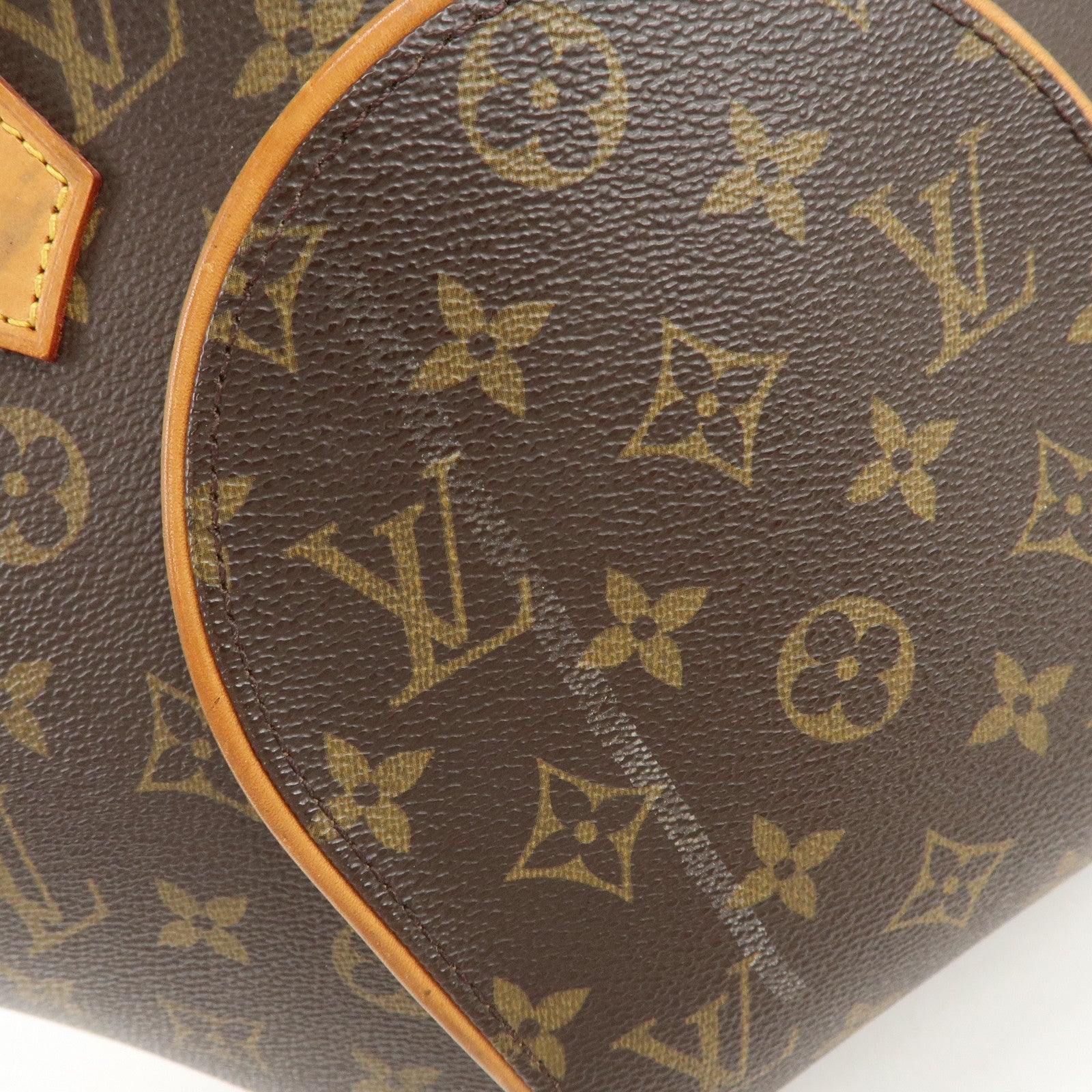 Louis Vuitton Monogram Ellipse PM Hand Bag Brown M51127