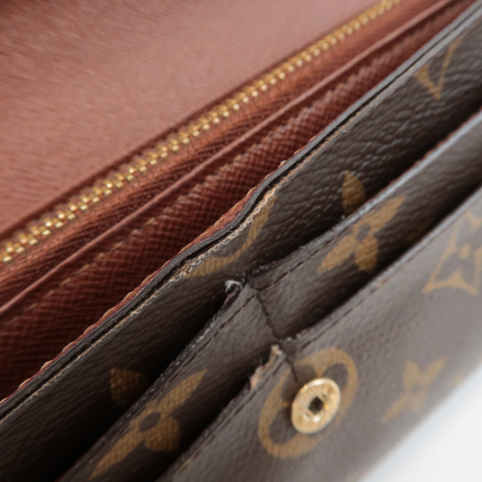 Louis Vuitton Monogram Portefeuille Sarah Long Wallet M61734