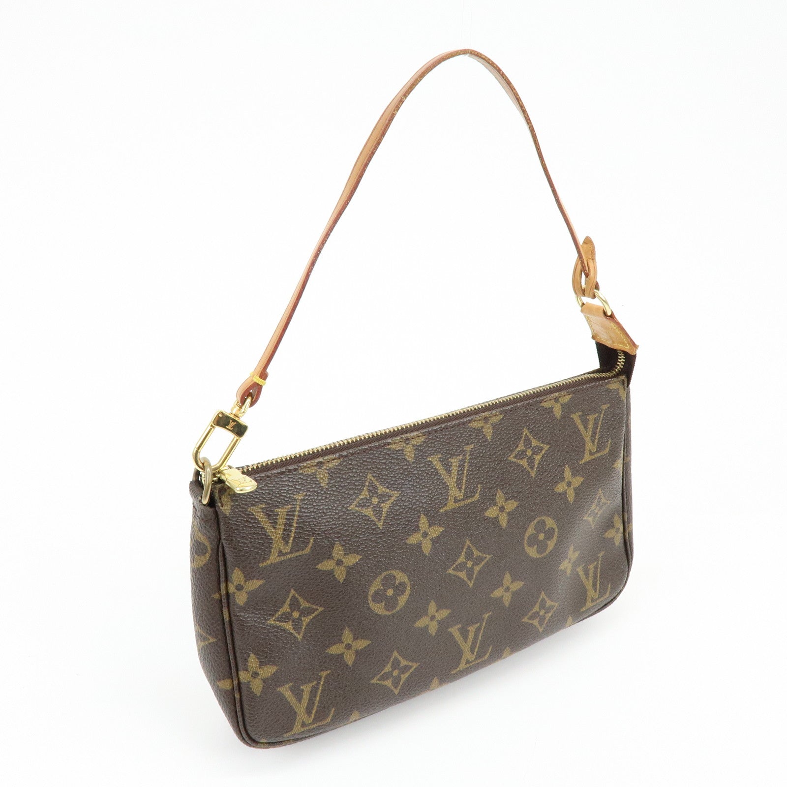 Louis Vuitton Monogram Pochette Accessoires Pouch Hand Bag M51980
