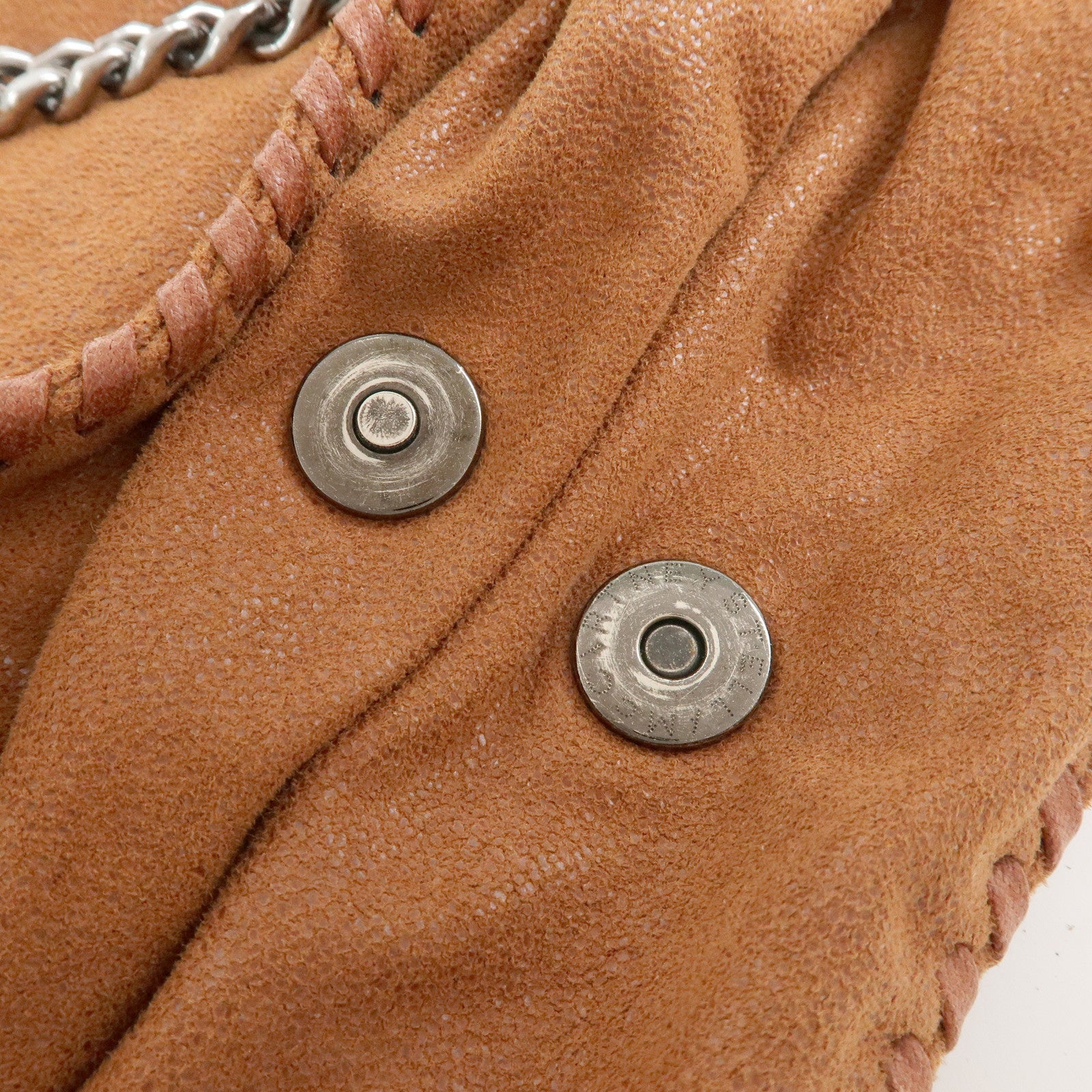 STELLA MCCARTNEY Falabella Polyester 2Way Bag Hand Bag Brown