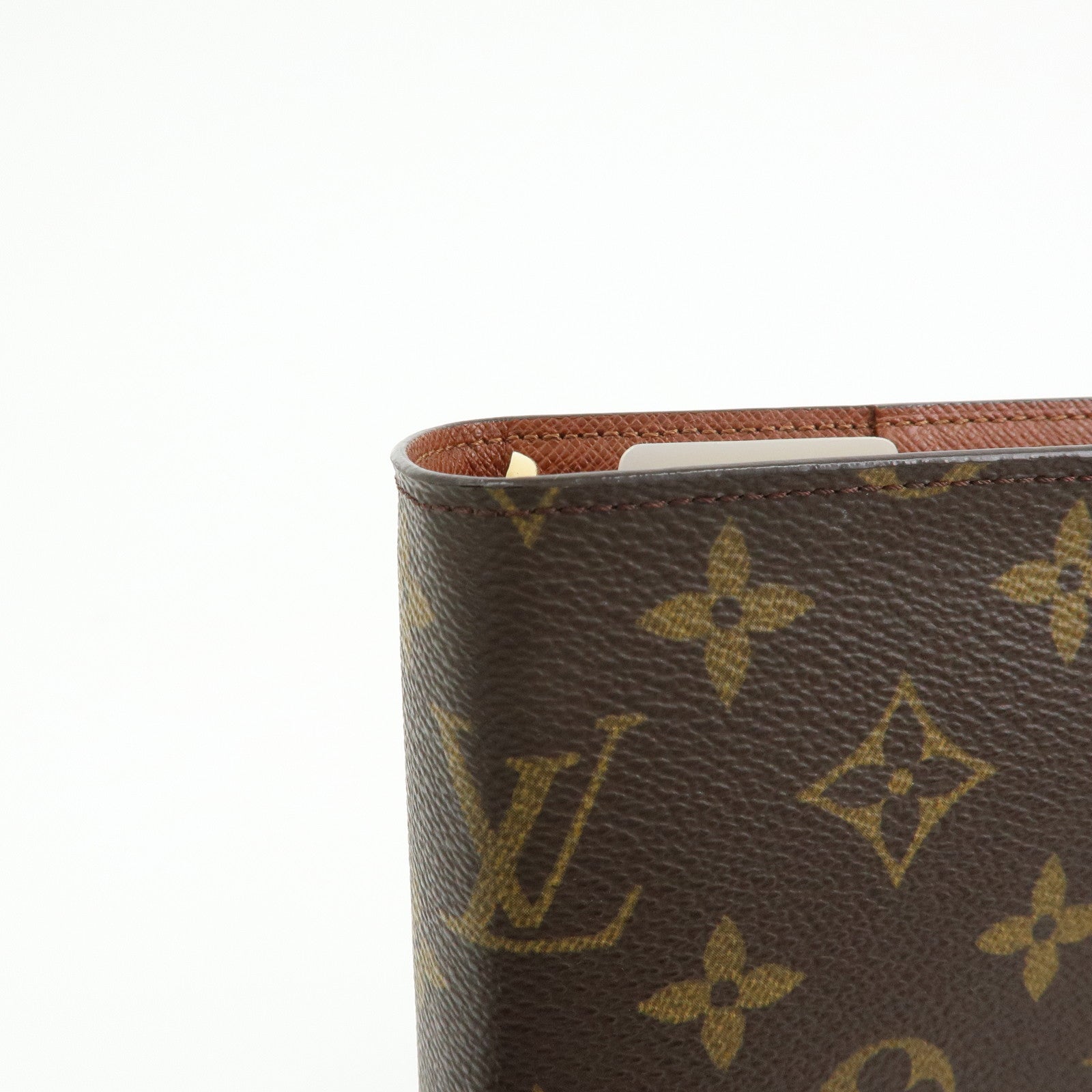Louis Vuitton Monogram Agenda GM Planner Cover Brown R20106