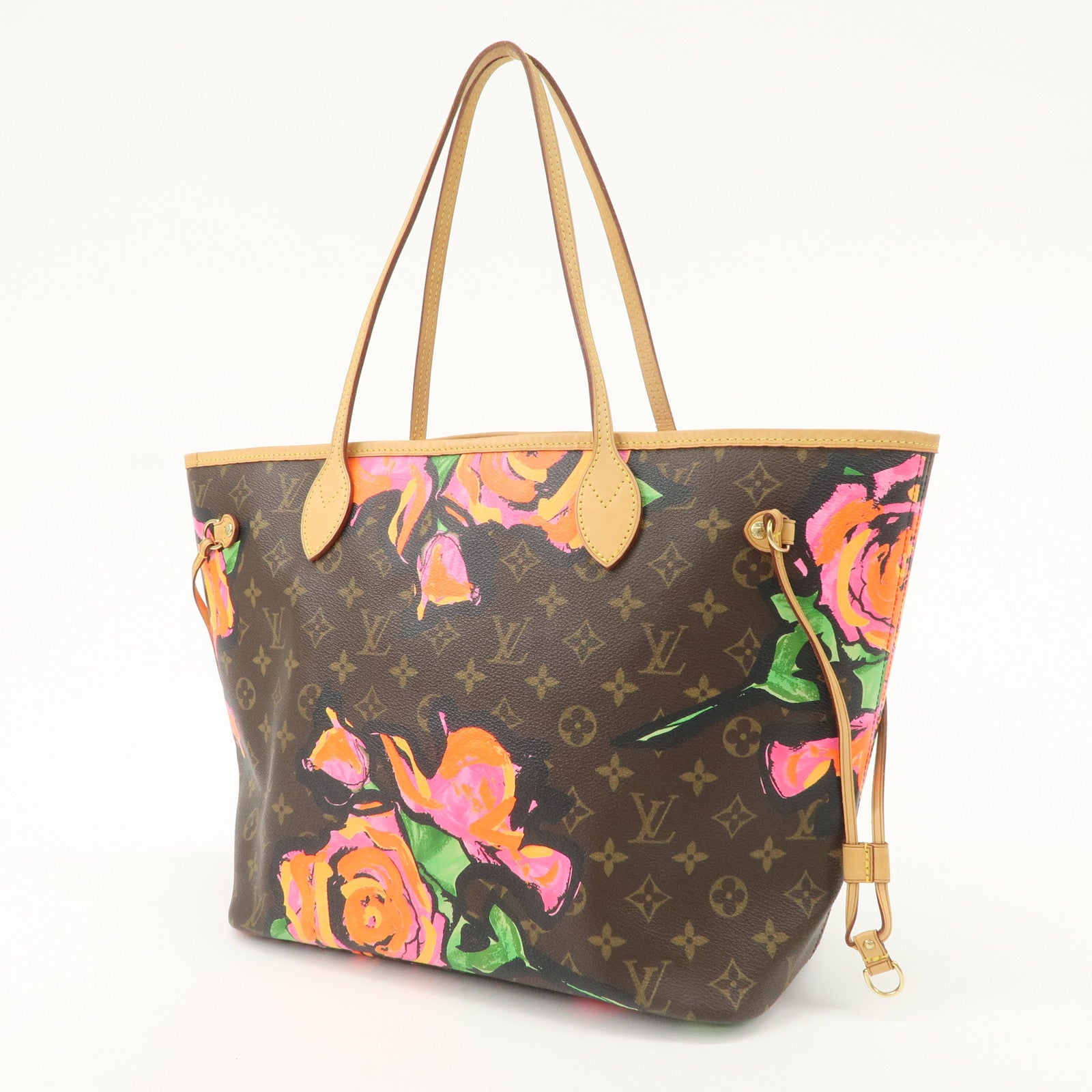 Louis Vuitton Monogram Rose Neverfull MM Tote Shoulder Bag M48613