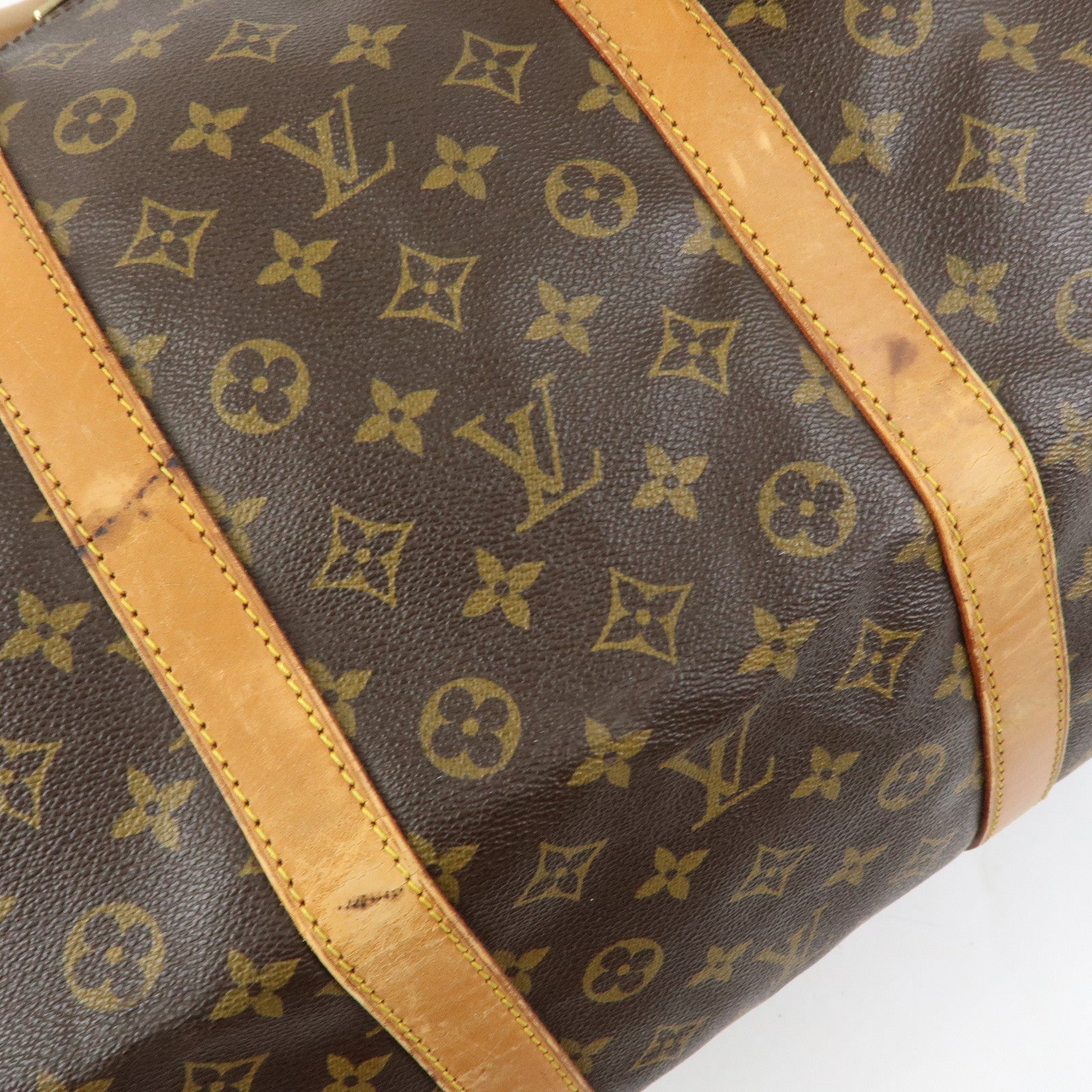 Louis Vuitton Monogram Keep All Bandouliere 60 Boston Bag M41412