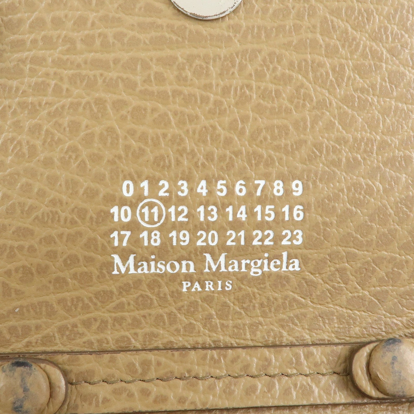 Maison Margiela Calf Leather 4 Stitch Mini Chain Wallet S56UI0148