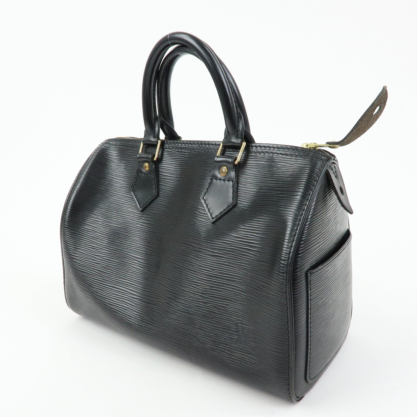 Louis Vuitton Epi Speedy 25 Boston Bag Hand Bag Noir Black M43012