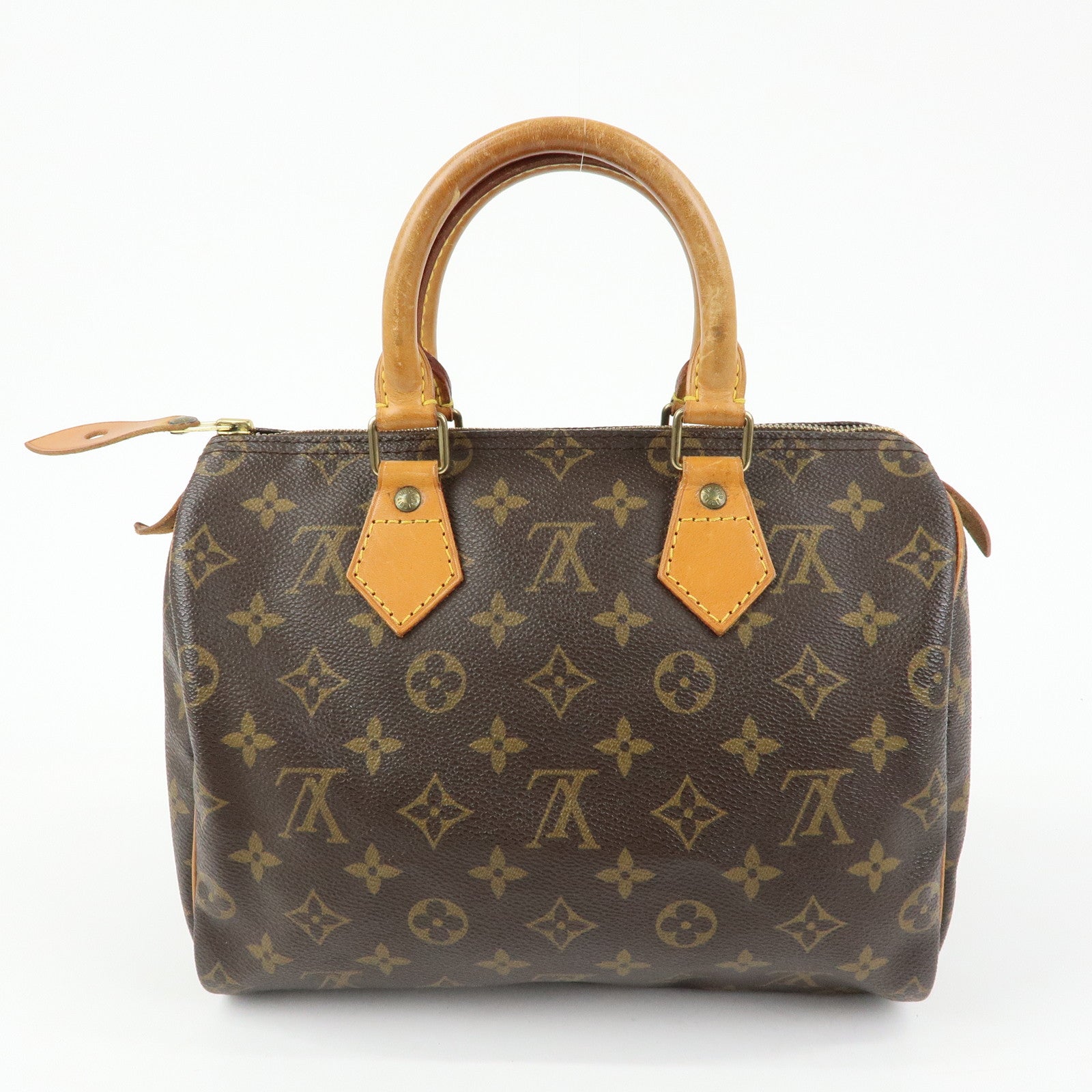 Louis Vuitton Monogram Speedy 25 Boston Bag Hand Bag Brown M41528