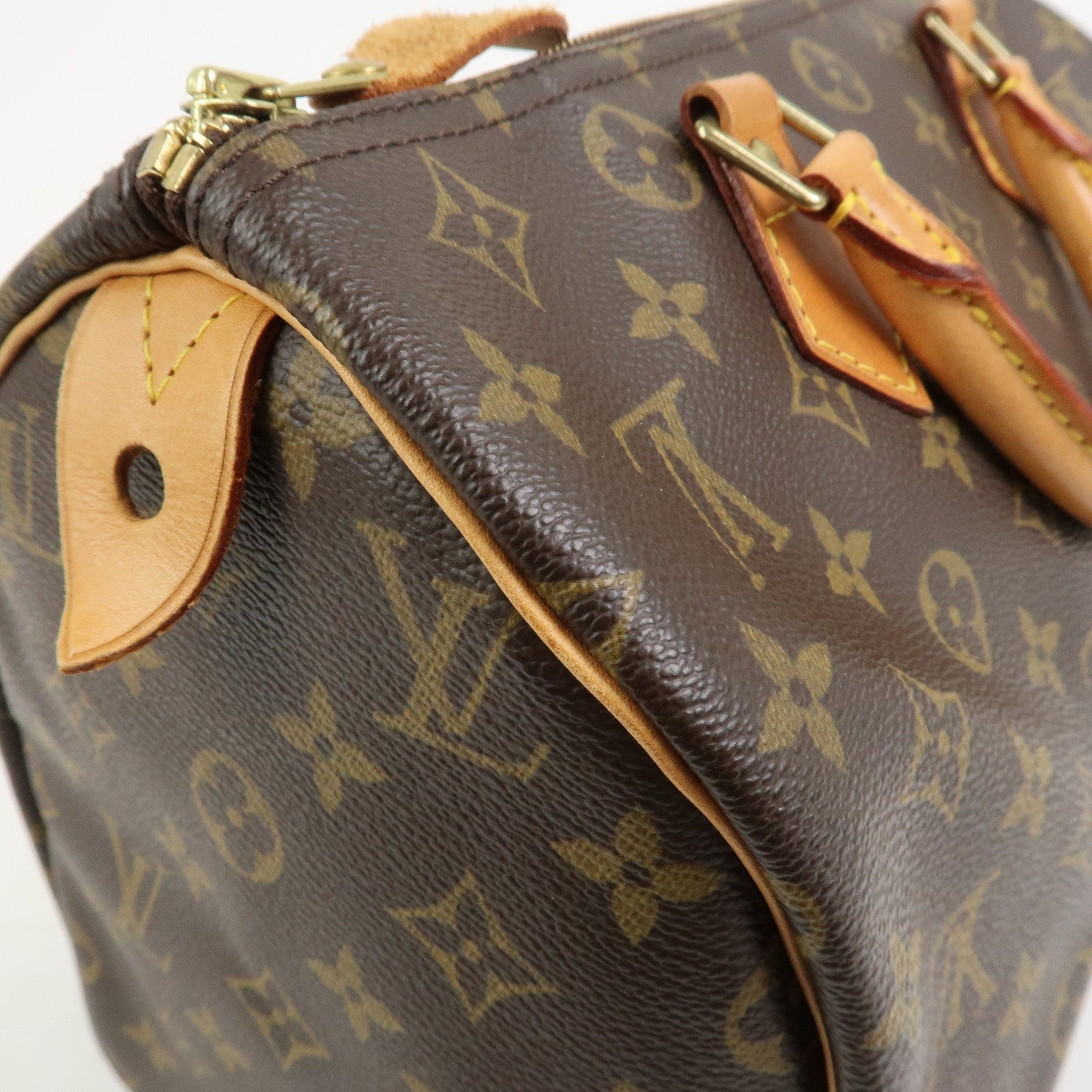 Louis Vuitton Monogram Speedy 30 Boston Bag Hand Bag Brown M41526