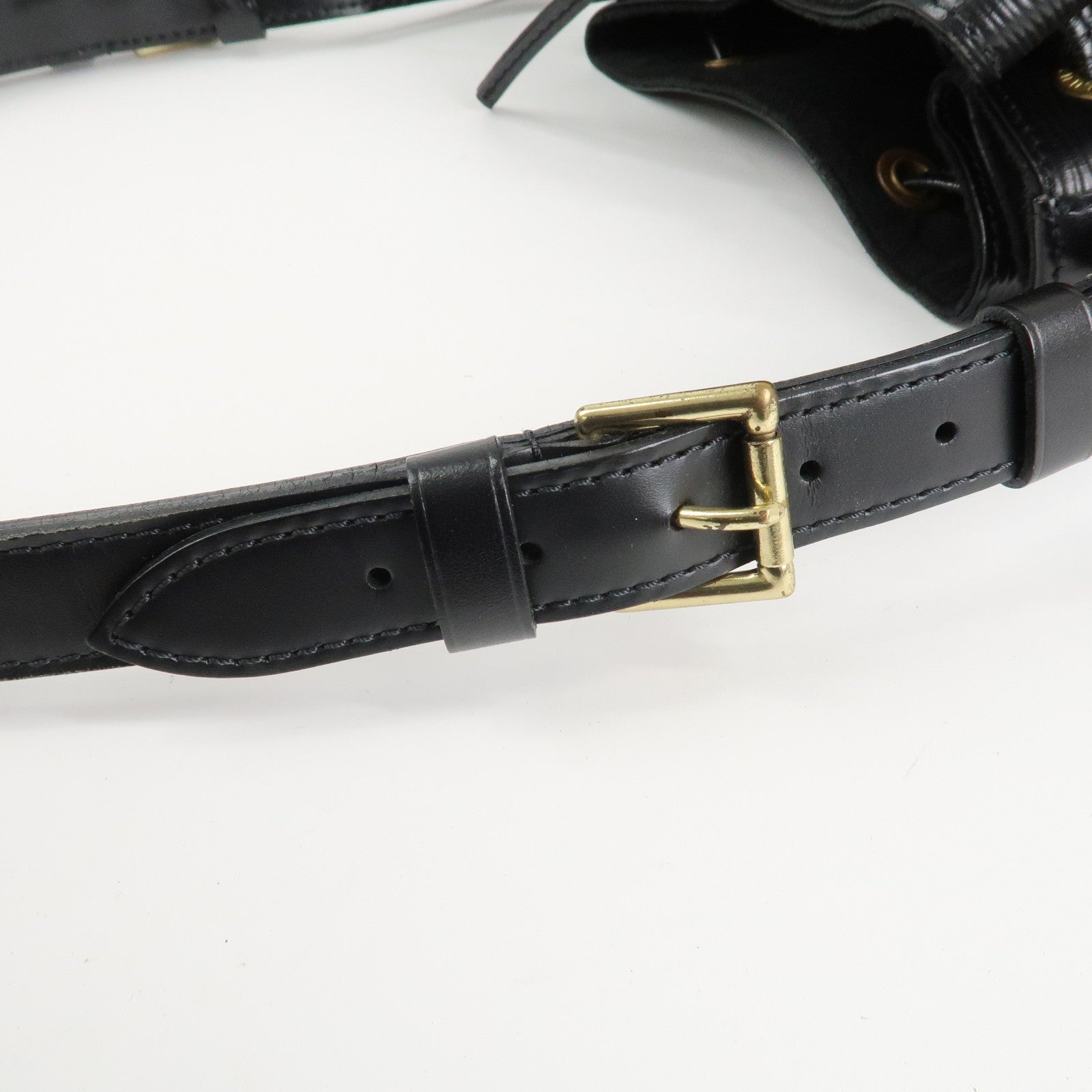 Louis Vuitton Epi Petit Noe Shoulder Bag Noir Black M59012 Used