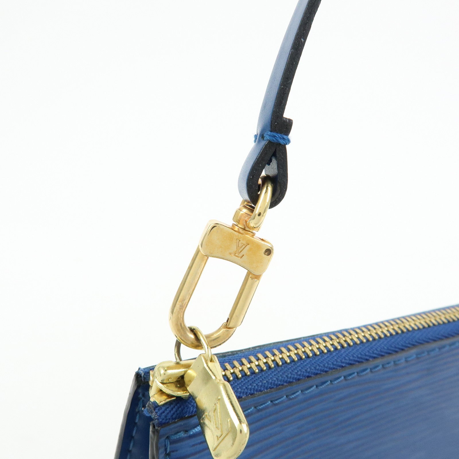 Louis Vuitton Epi Pochette Accessoires Pouch Toledo Blue M52945