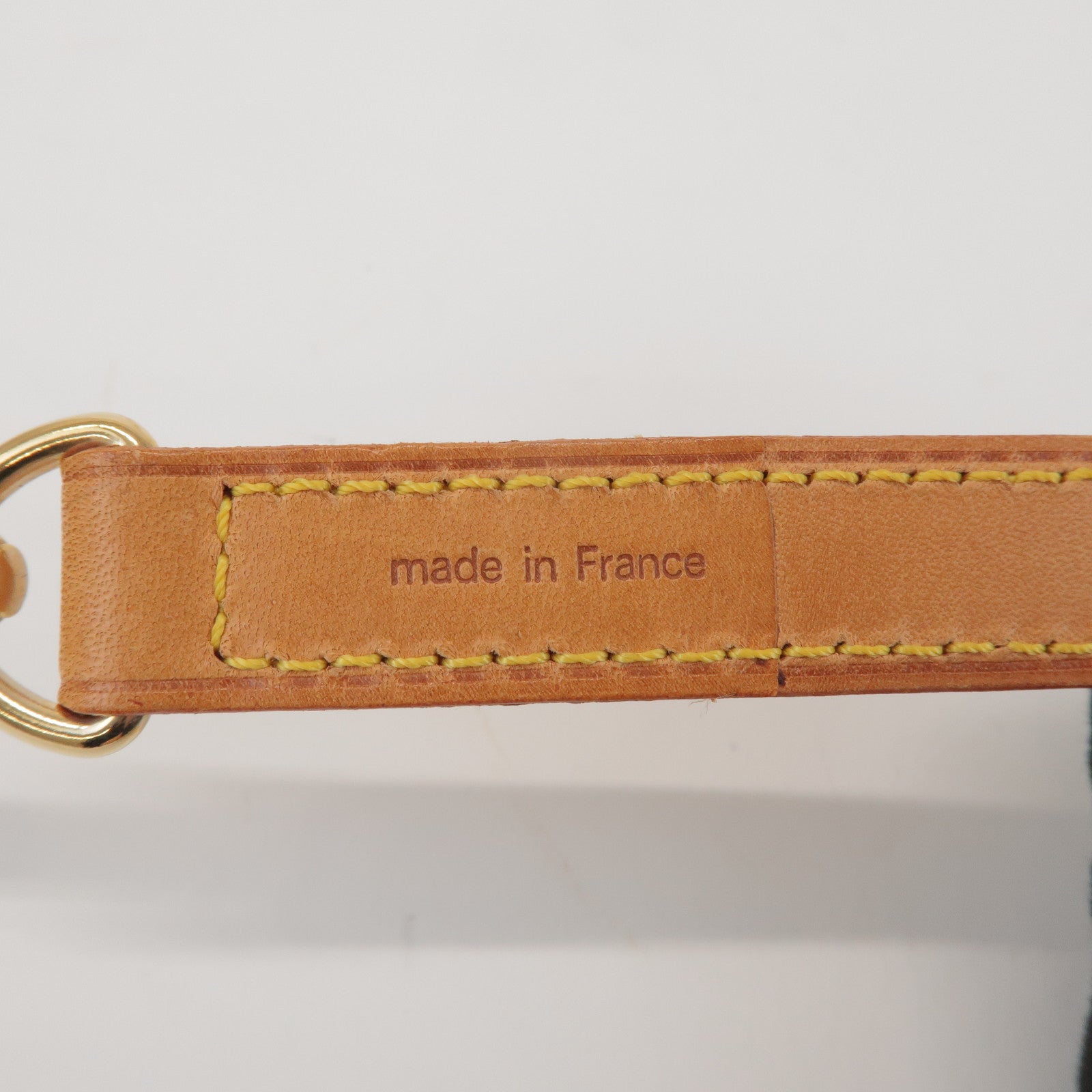 Louis Vuitton Nume Leather Shoulder Strap 100cm Beige J00142