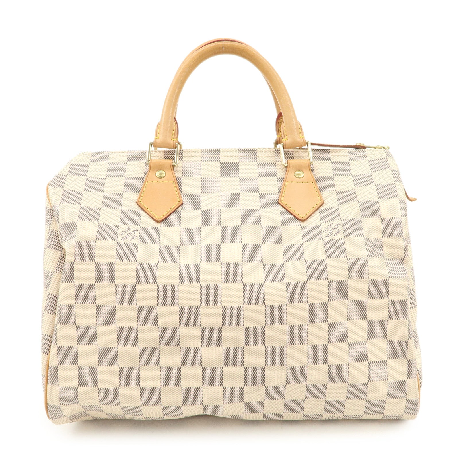 Louis Vuitton Damier Azur Speedy 30 Hand Bag Boston Bag N41533 Used