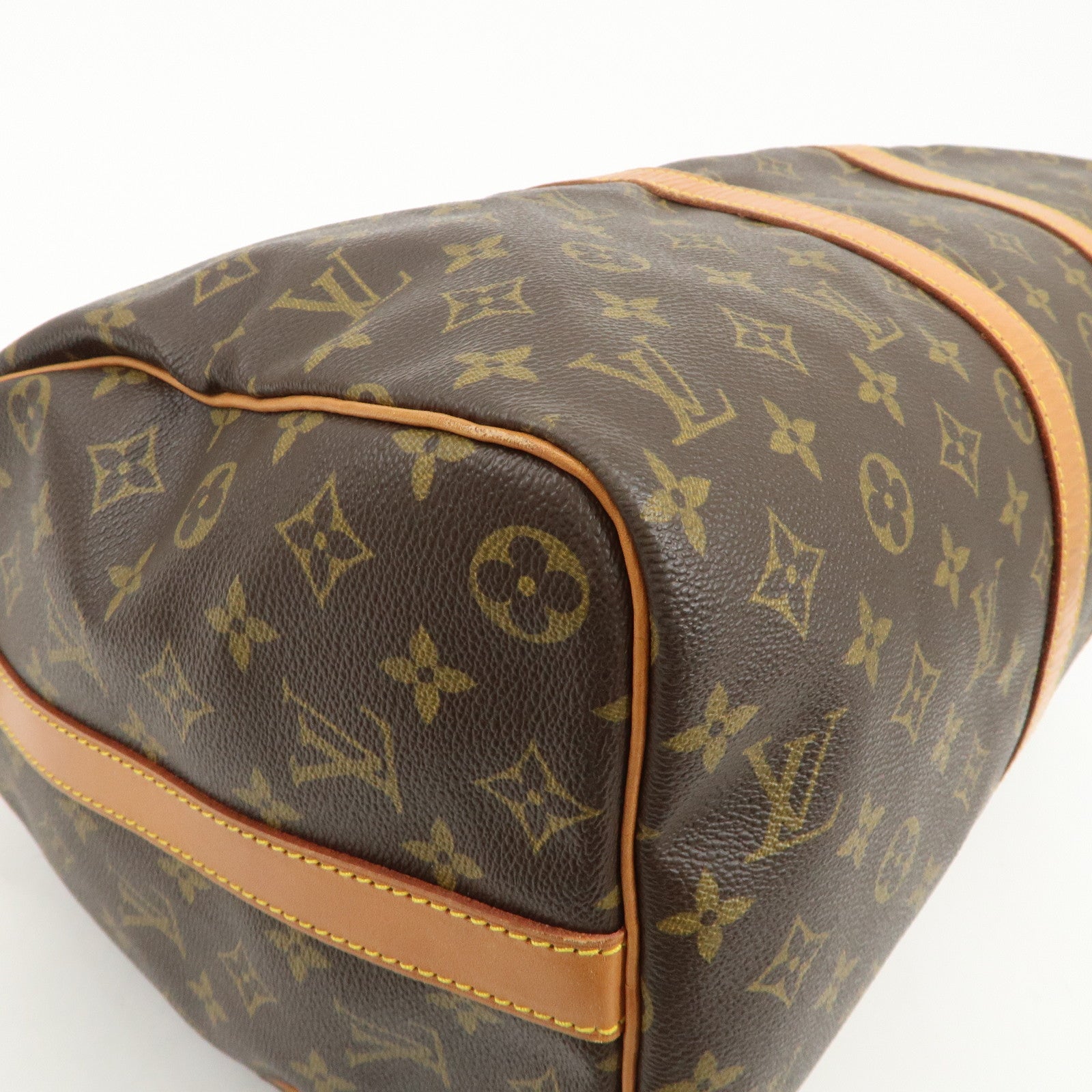 Louis Vuitton Monogram Keep All Bandouliere 45 Boston Bag M41418