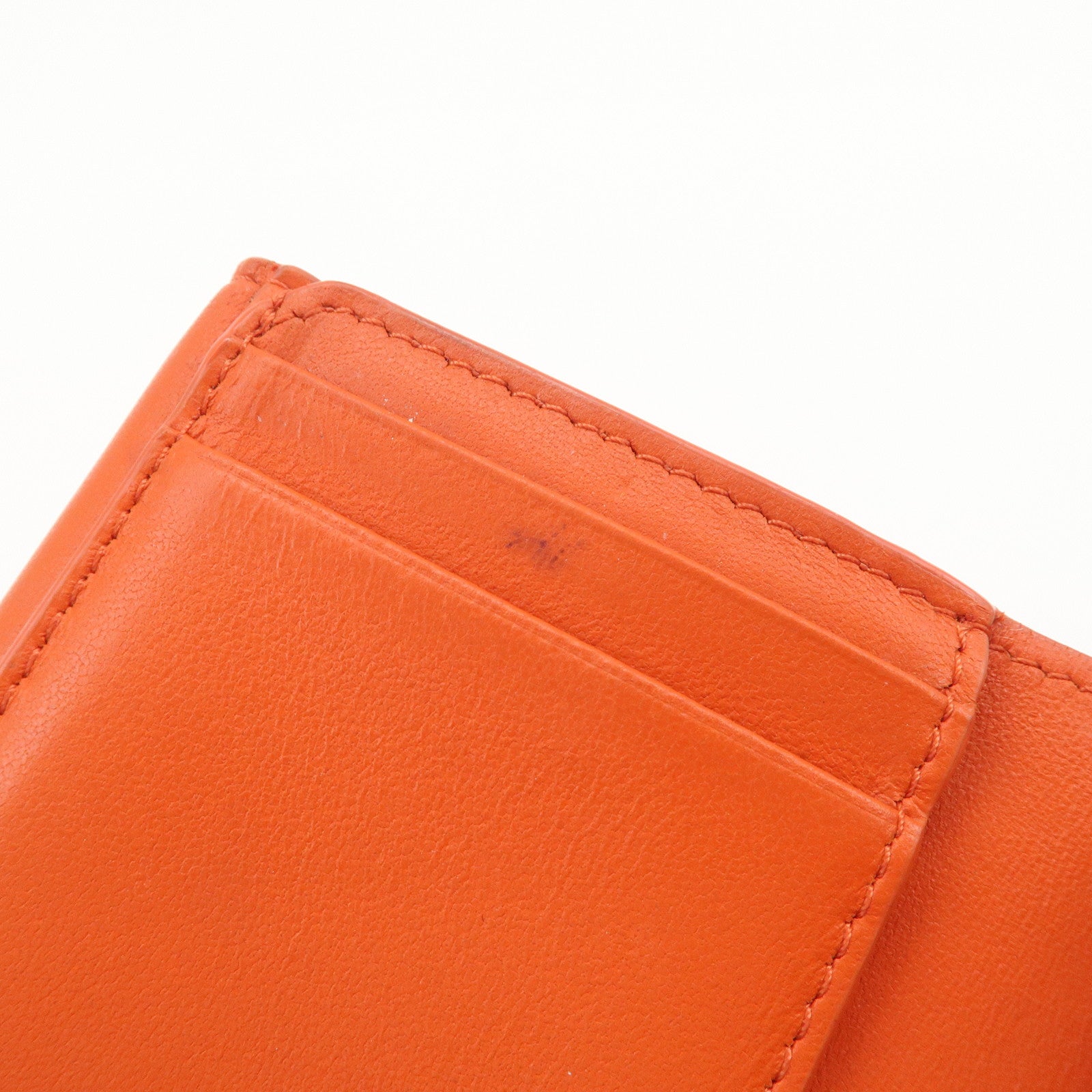 Christian Dior Lady Dior Cannage Leather Tri-fold Compact Wallet