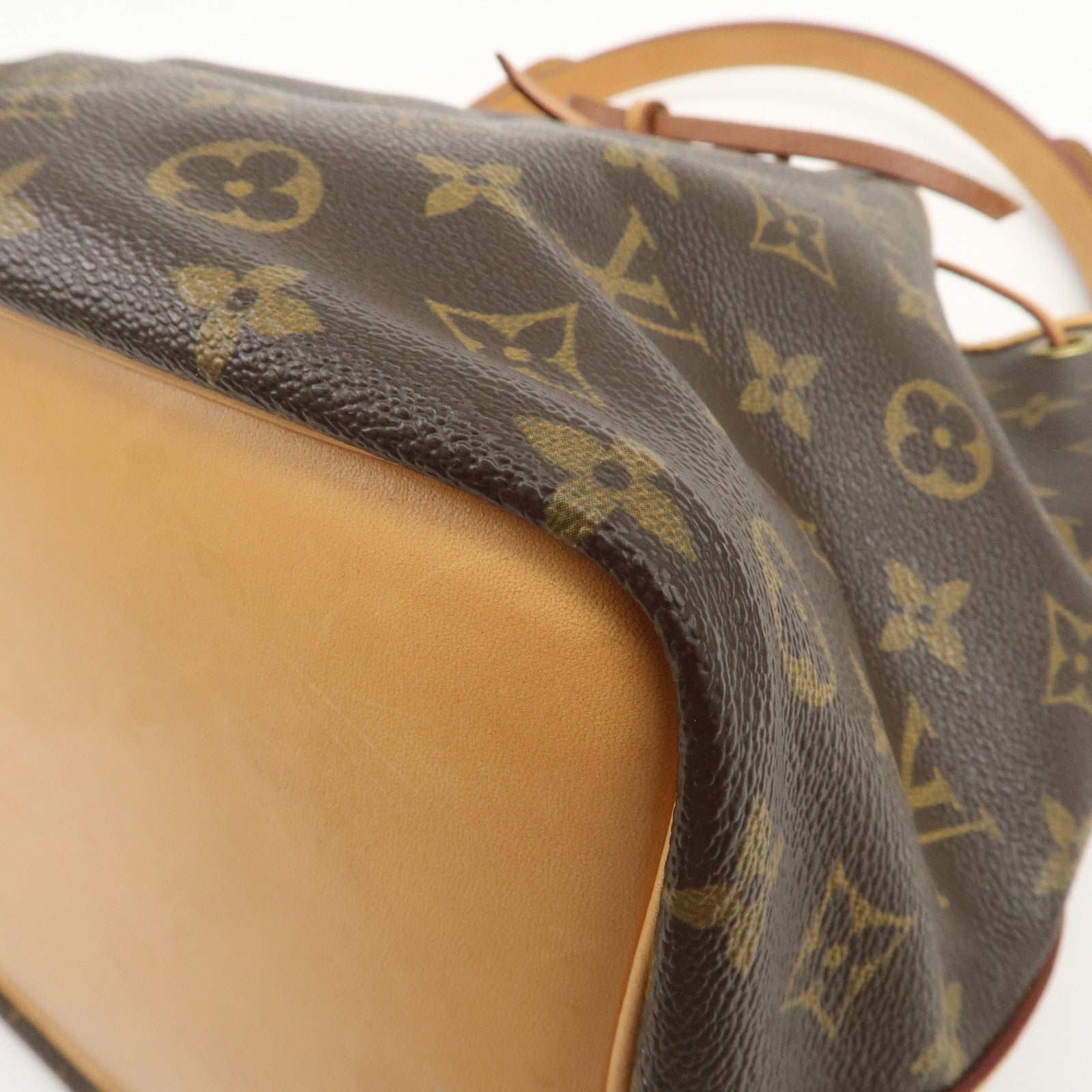 Louis Vuitton Monogram Petit Noe Shoulder Bag Brown M42226