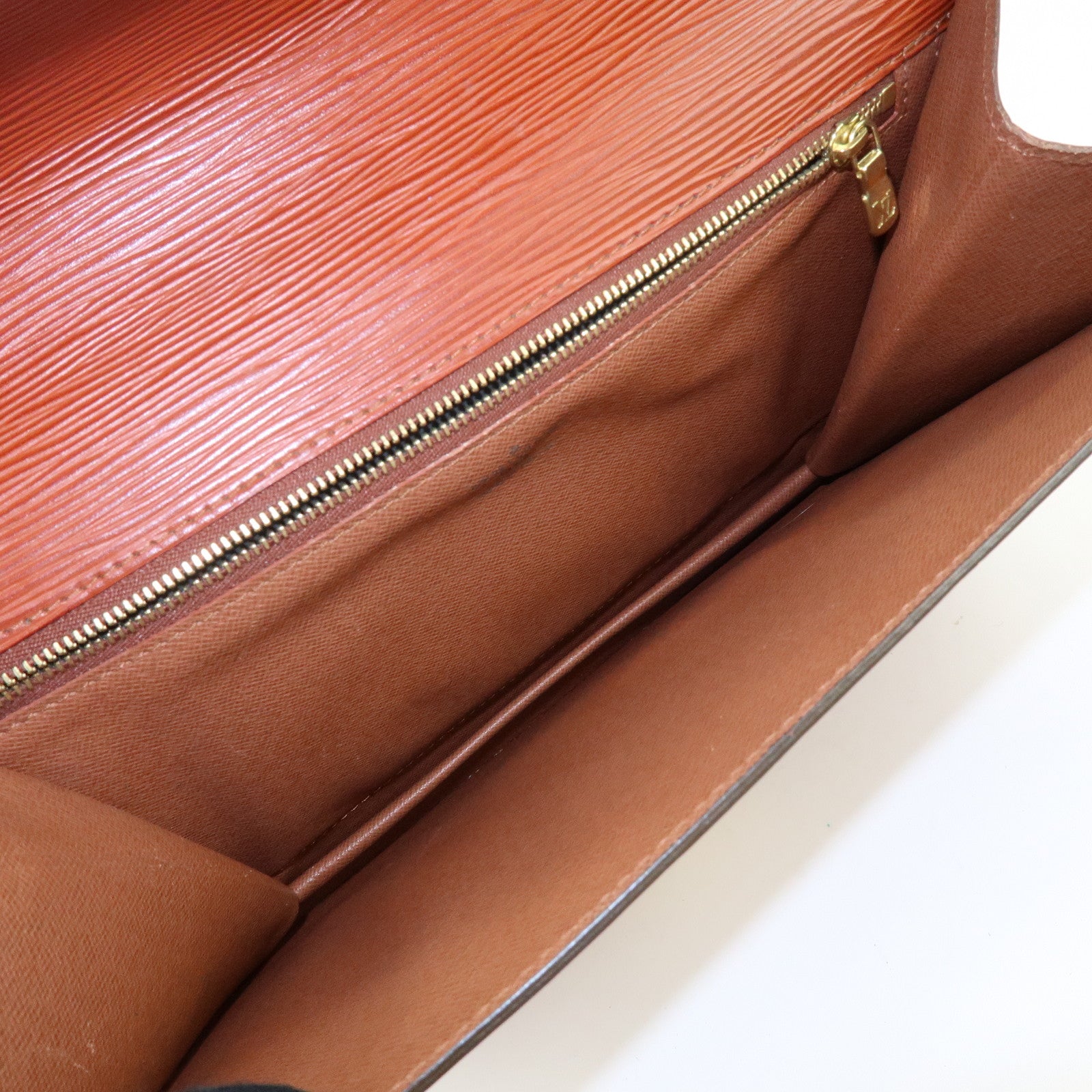 Louis Vuitton Epi Monceau 2way Bag Hand Bag Kenya Brown M52123