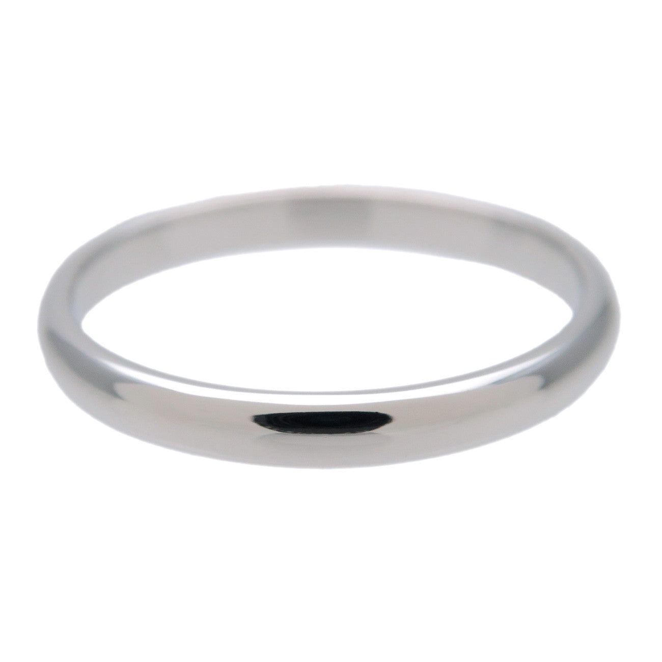 Tiffany & Co Stacking Band Ring PT950 Platinum US3.5 EU45 HK7